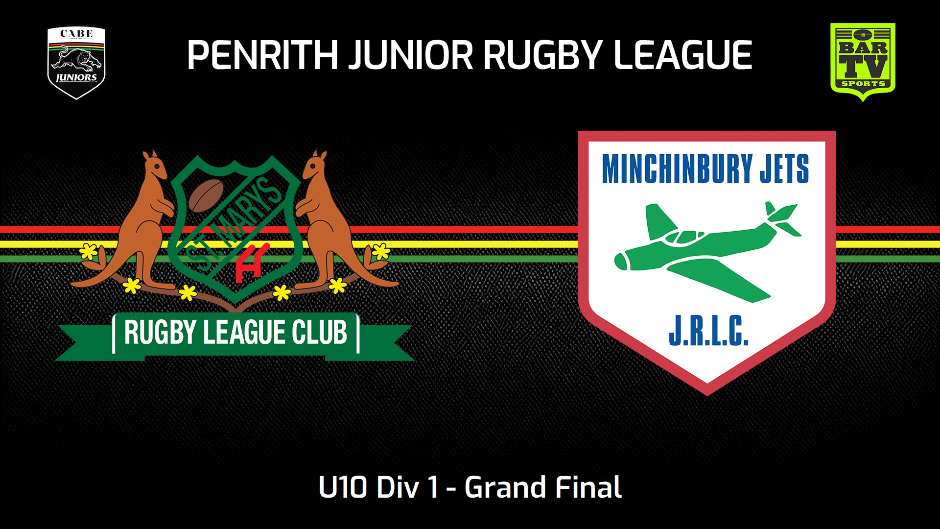 230826-Penrith & District Junior Rugby League Grand Final - U10 Div 1 - St Marys v Minchinbury Slate Image