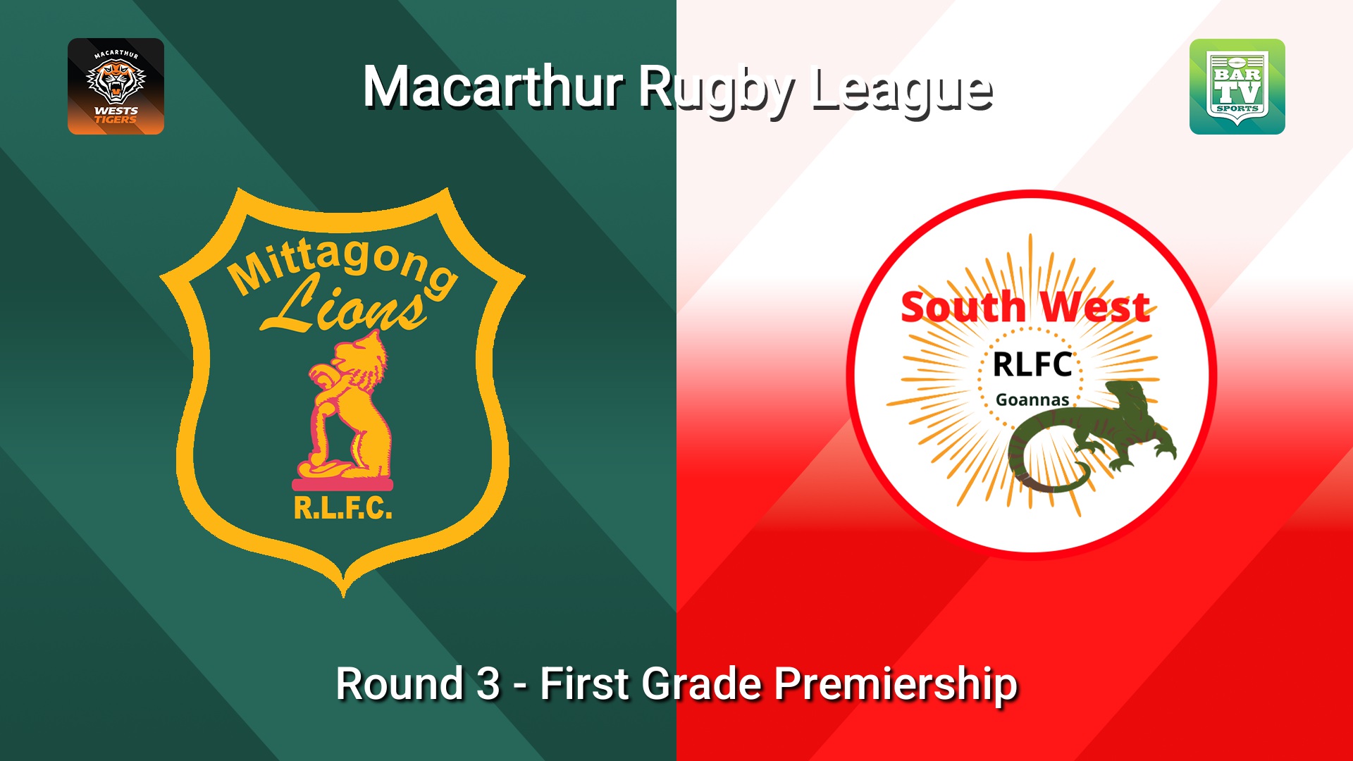 260426-video-Macarthur RL Round 3 - First Grade Premiership - Mittagong Lions v South West Goannas Slate Image
