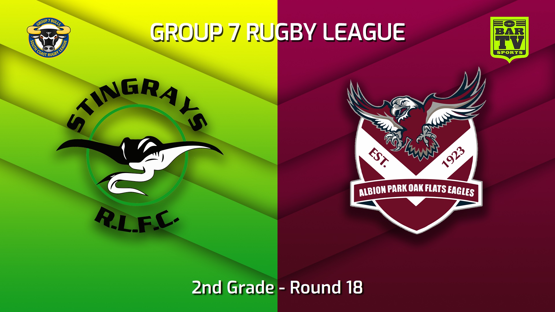 220828-South Coast Round 18 - 2nd Grade - Stingrays of Shellharbour v Albion Park Oak Flats Eagles Slate Image