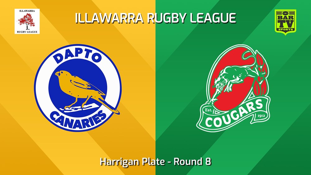 240615-video-Illawarra Round 8 - Harrigan Plate - Dapto Canaries v Corrimal Cougars Slate Image