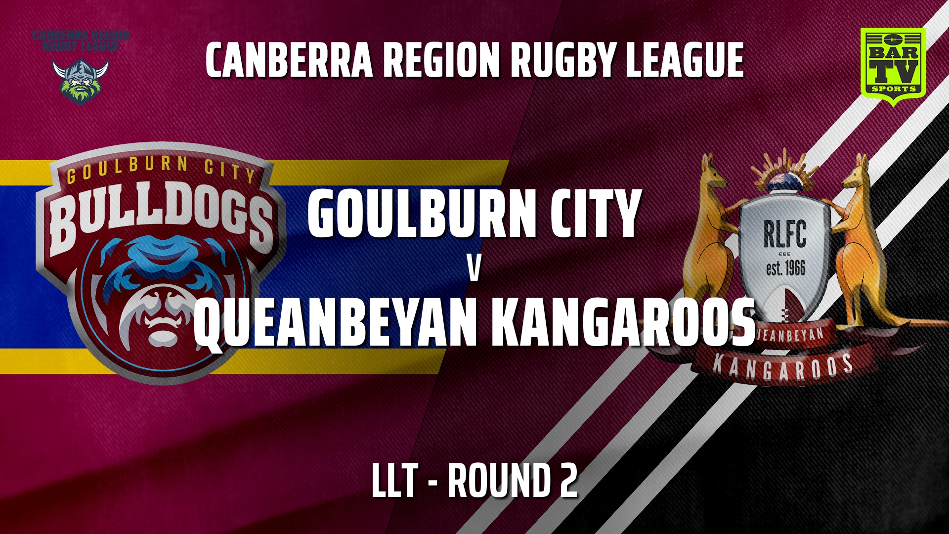 CRRL Round 2 - Ladies League Tag - Goulburn City Bulldogs v Queanbeyan Kangaroos Slate Image