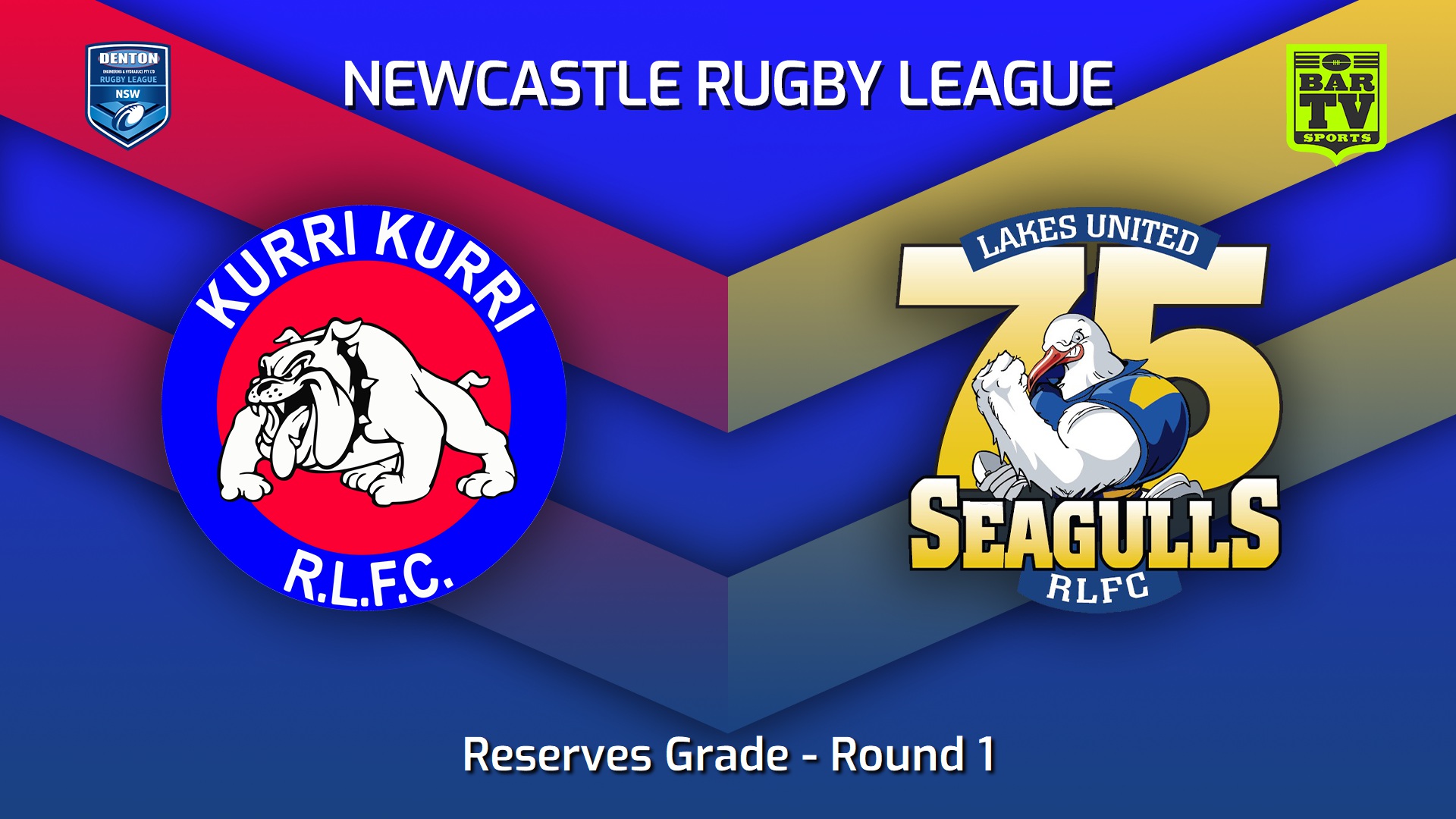 220723-Newcastle Round 1 - Reserve Grade - Kurri Kurri Bulldogs v Lakes United Slate Image