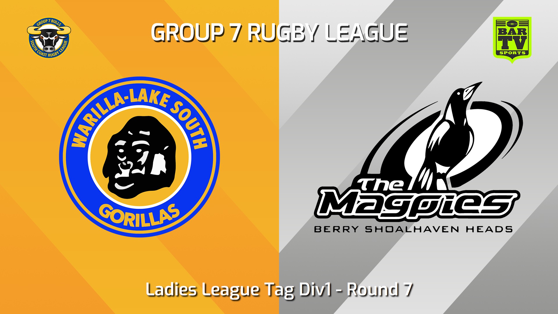 240519-video-South Coast Round 7 - Ladies League Tag Div1 - Warilla-Lake South Gorillas v Berry-Shoalhaven Heads Magpies Slate Image