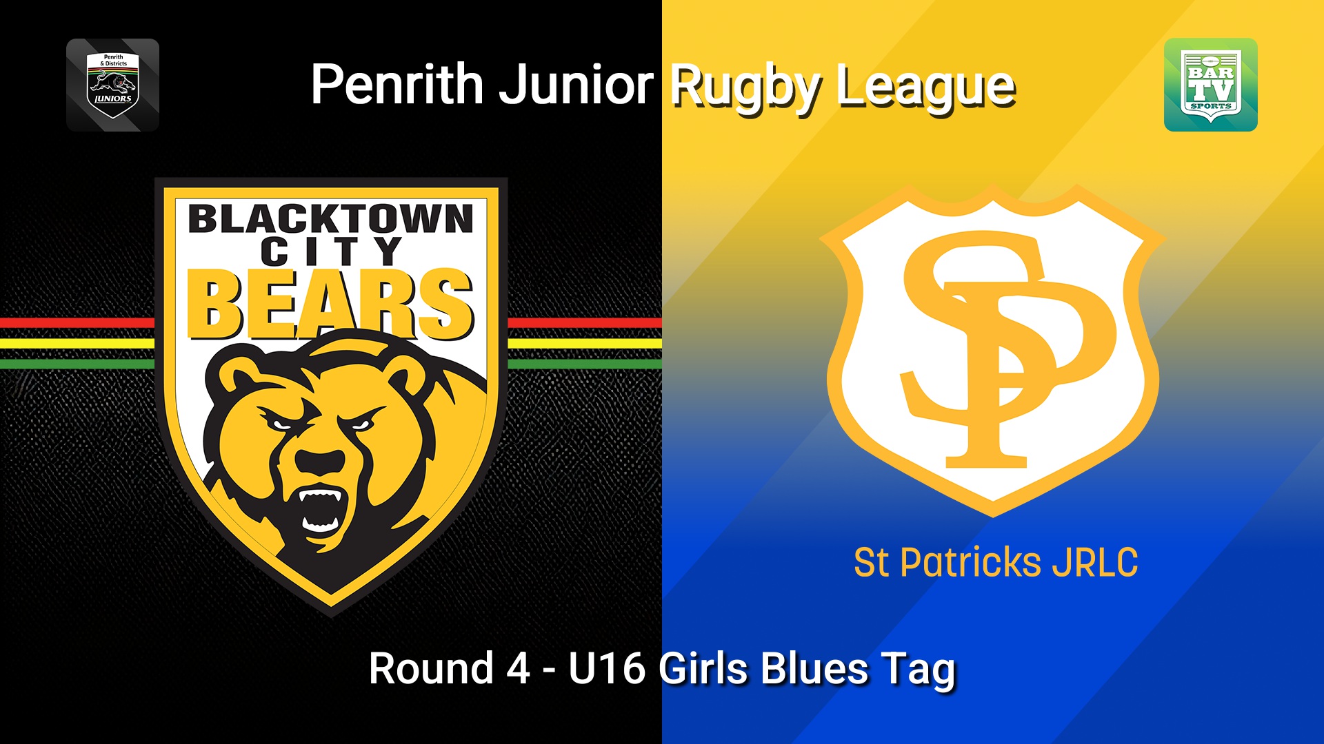 260517-video-Penrith & District Junior Rugby League Round 4 - U16 Girls Blues Tag - Blacktown City v St Patricks Slate Image