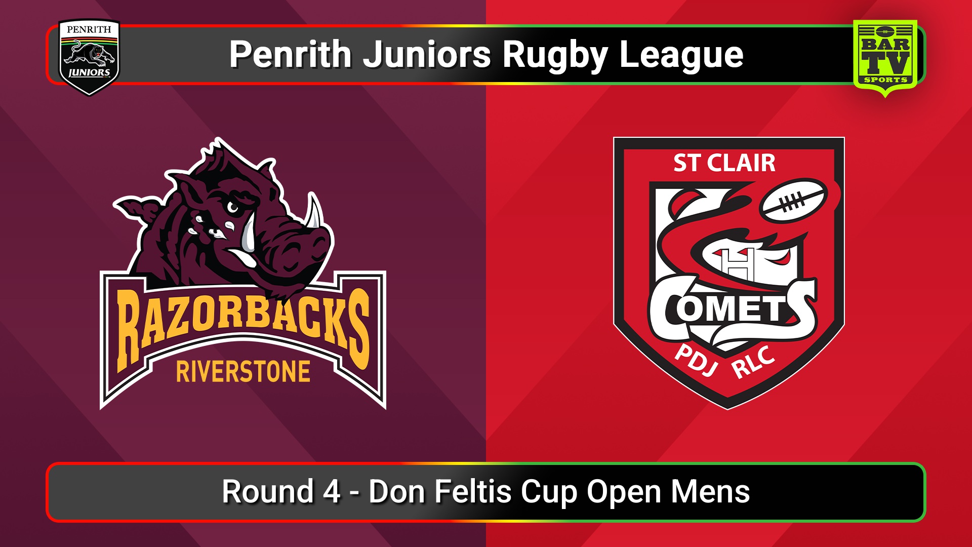 250510-video-Penrith & District Junior Rugby League Round 4 - Don Feltis Cup Open Mens - Riverstone v St Clair Slate Image