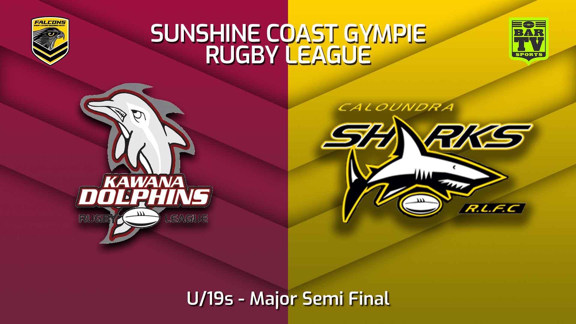 230826-Sunshine Coast RL Major Semi Final - U/19s - Kawana Dolphins v Caloundra Sharks Slate Image