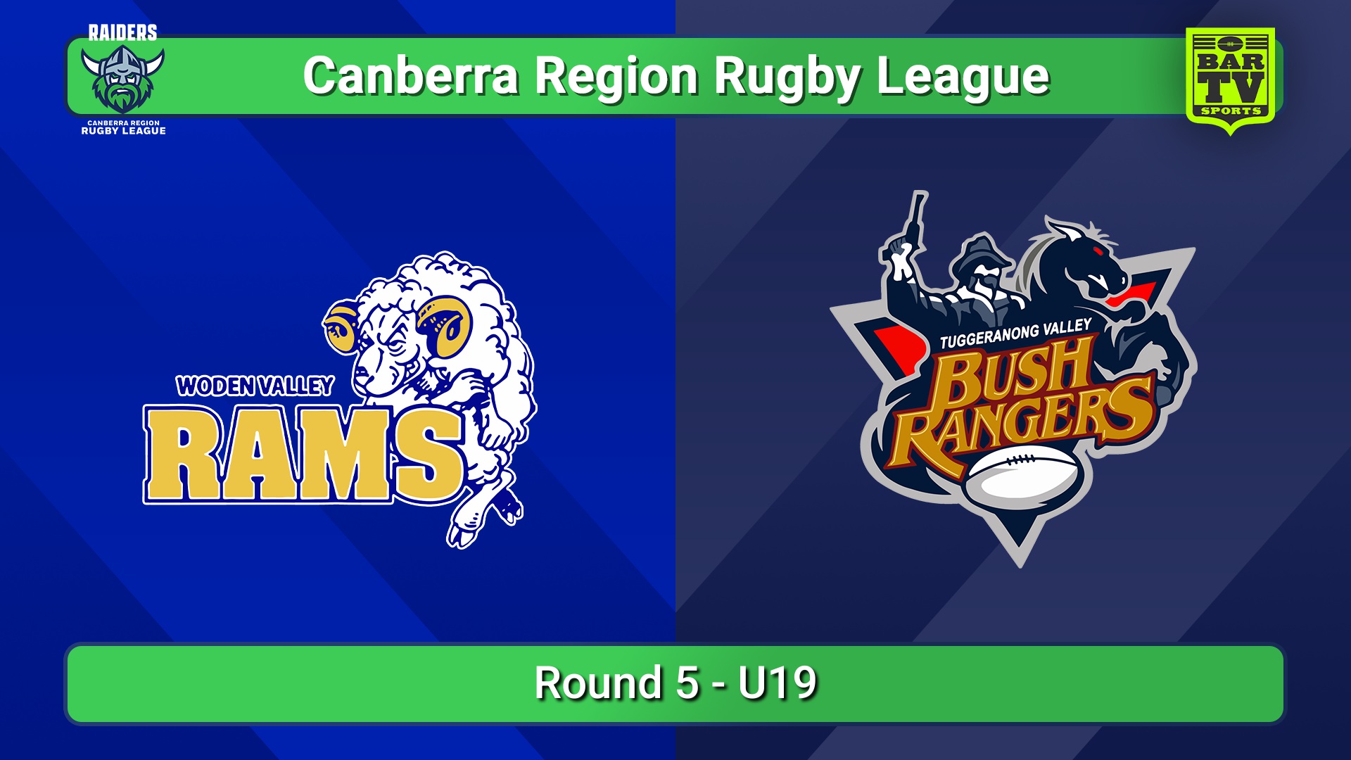 250510-video-Canberra Round 5 - U19 - Woden Valley Rams v Tuggeranong Bushrangers Slate Image