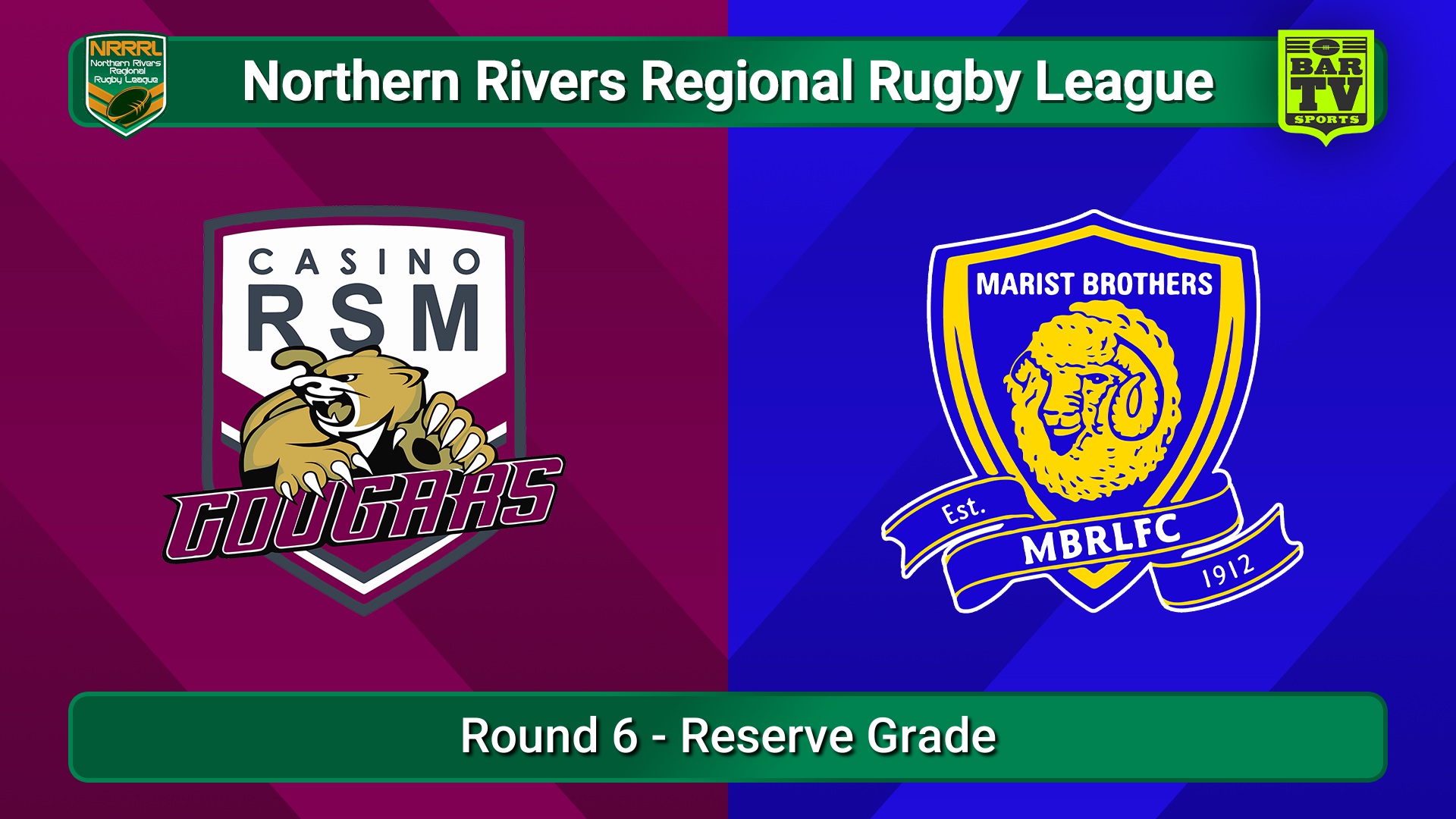 250525-video-Northern Rivers Round 6 - Reserve Grade - Casino RSM Cougars v Lismore Marist Brothers Slate Image