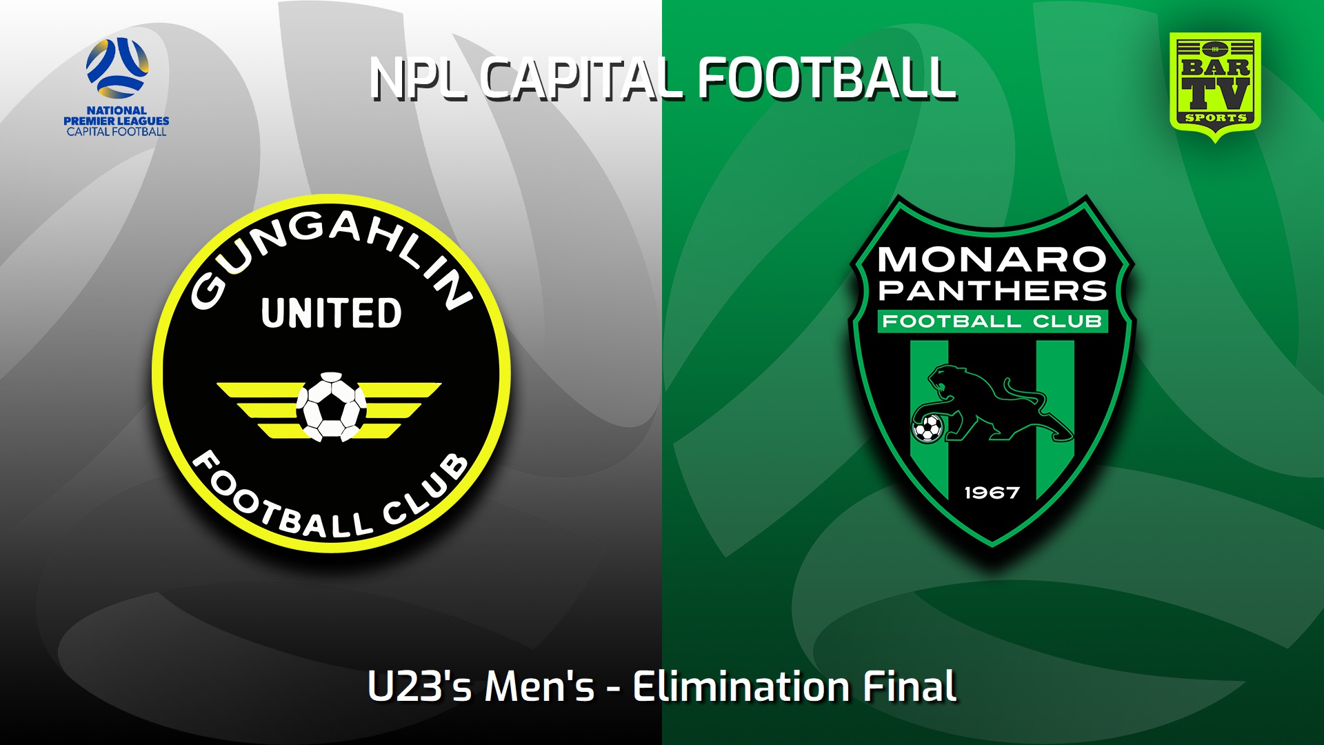 230909-Capital NPL U23 Elimination Final - Gungahlin United U23 v Monaro Panthers U23 Slate Image