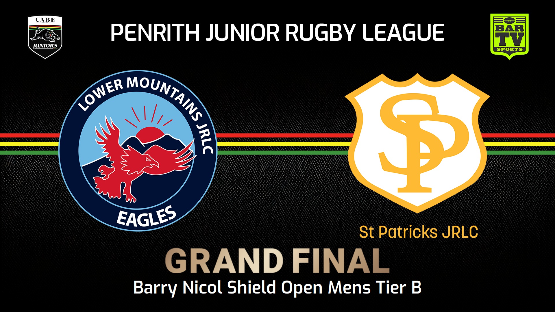 240907-video-Penrith & District Junior Rugby League Grand Final - Barry Nicol Shield Open Mens - Lower Mountains v St Patricks Slate Image