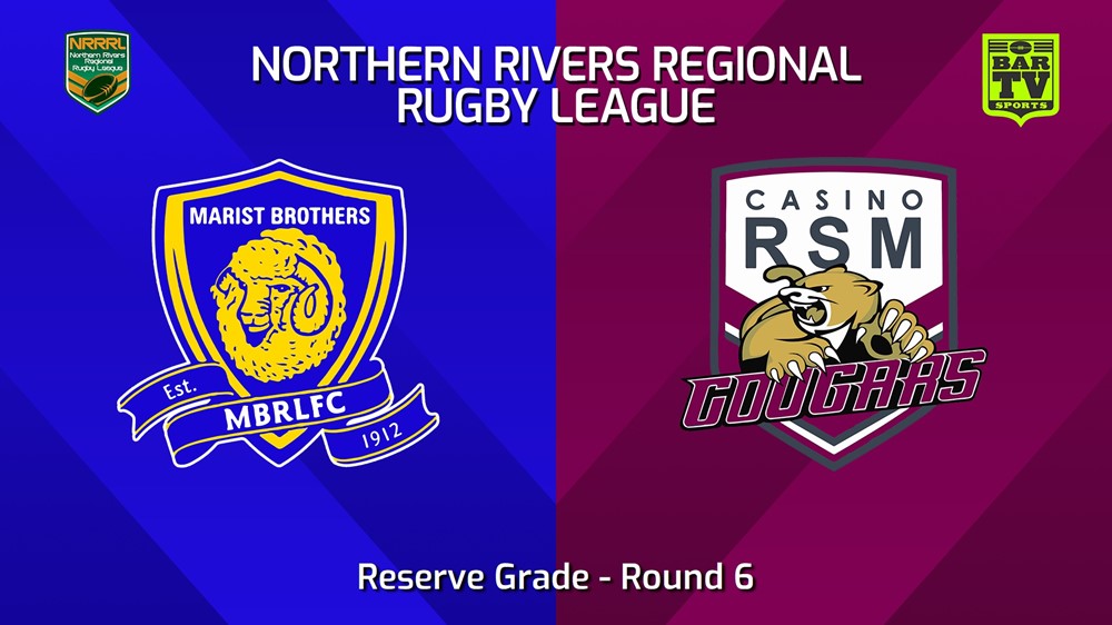 240511-video-Northern Rivers Round 6 - Reserve Grade - Lismore Marist Brothers v Casino RSM Cougars Minigame Slate Image