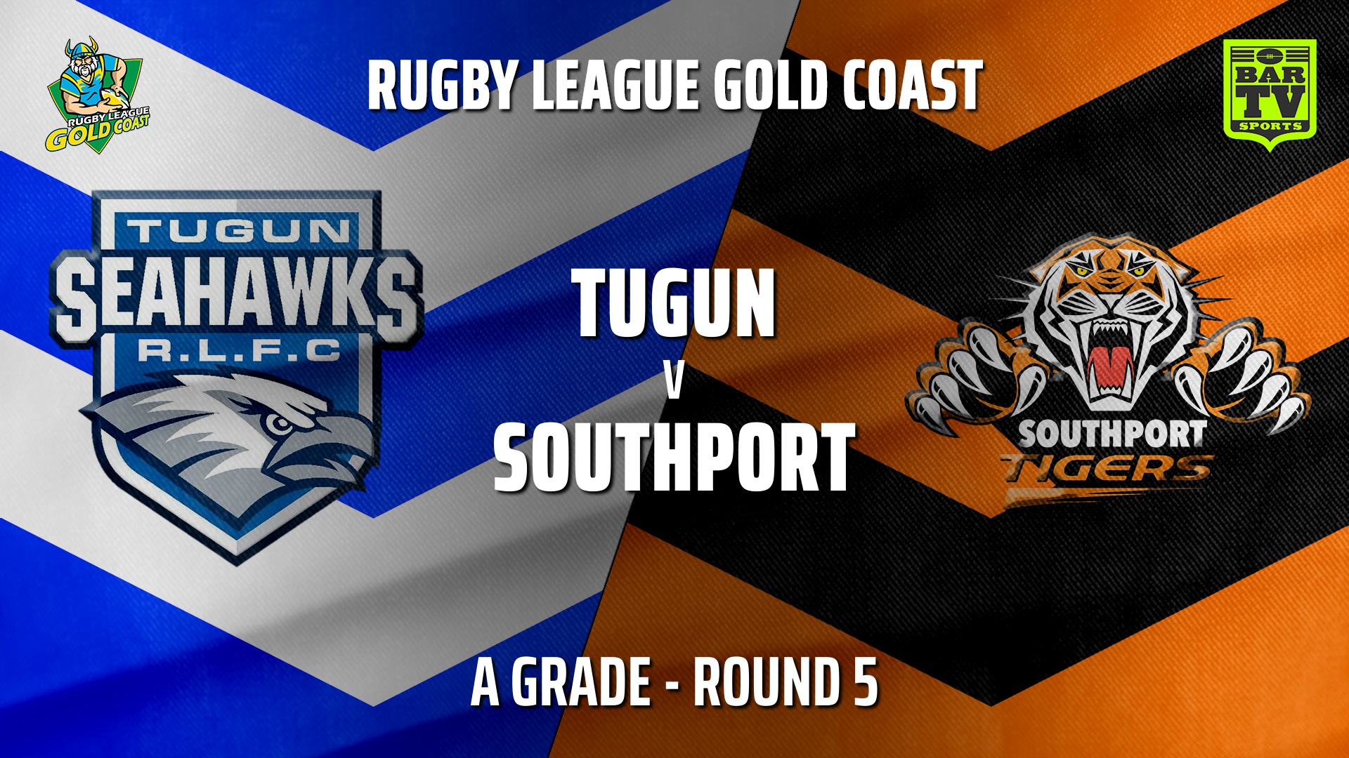 210606-RLGC Round 5 - A Grade - Tugun Seahawks v Southport Tigers Slate Image