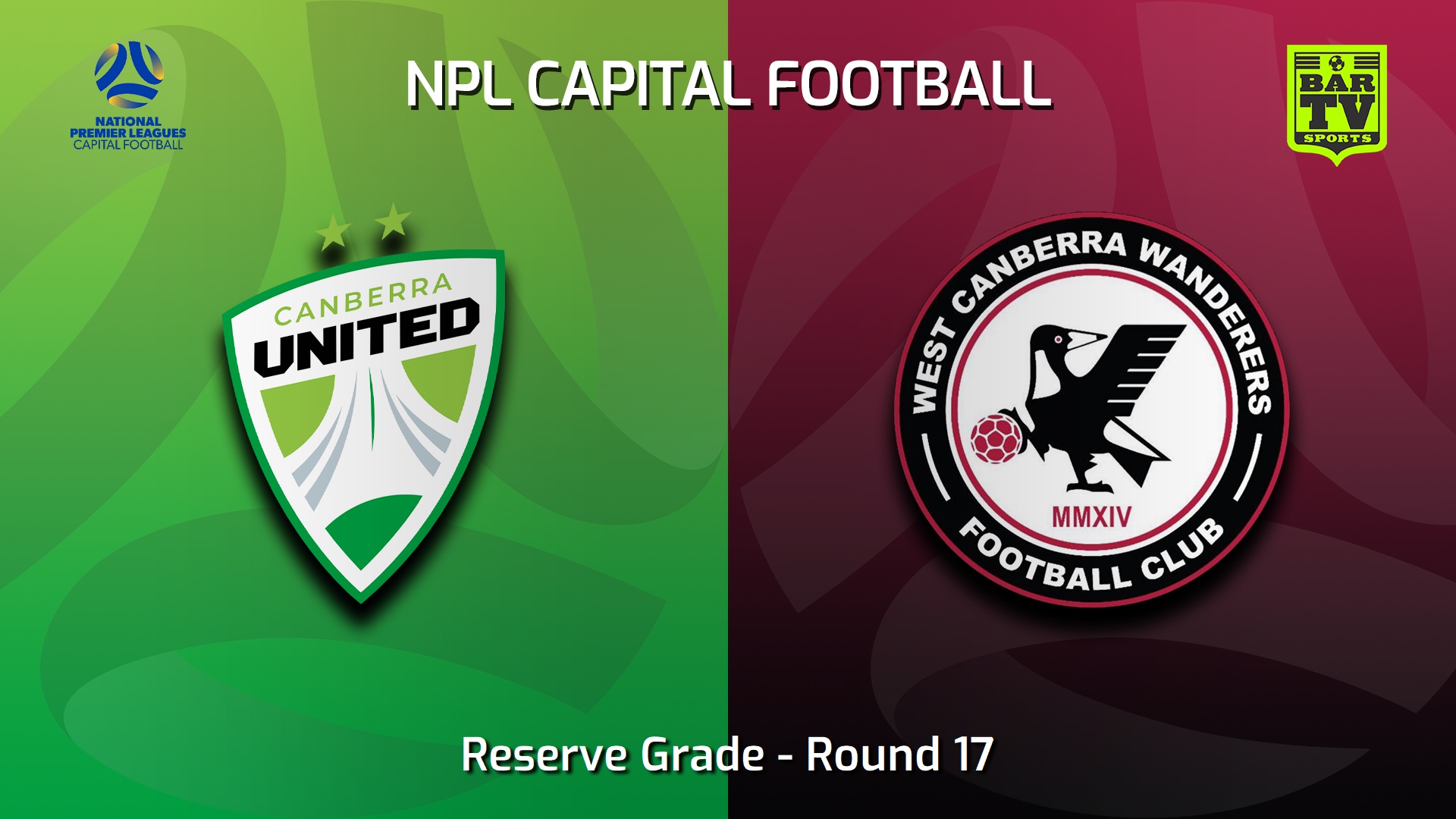 230806-NPL Women - Reserve Grade - Capital Football Round 17 - Canberra United W v West Canberra Wanderers FC (women) Slate Image