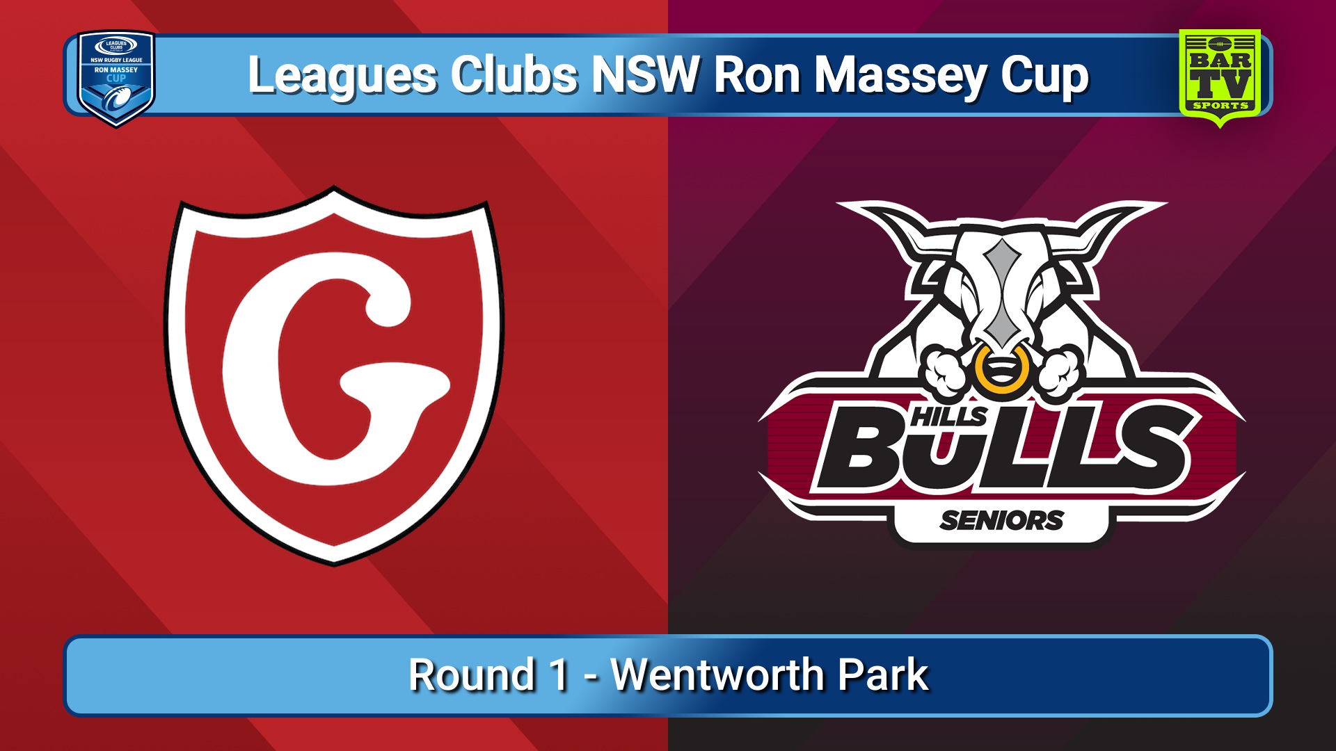 250316-video-Ron Massey Cup Round 1 - Glebe Dirty Reds v Hills Bulls Slate Image