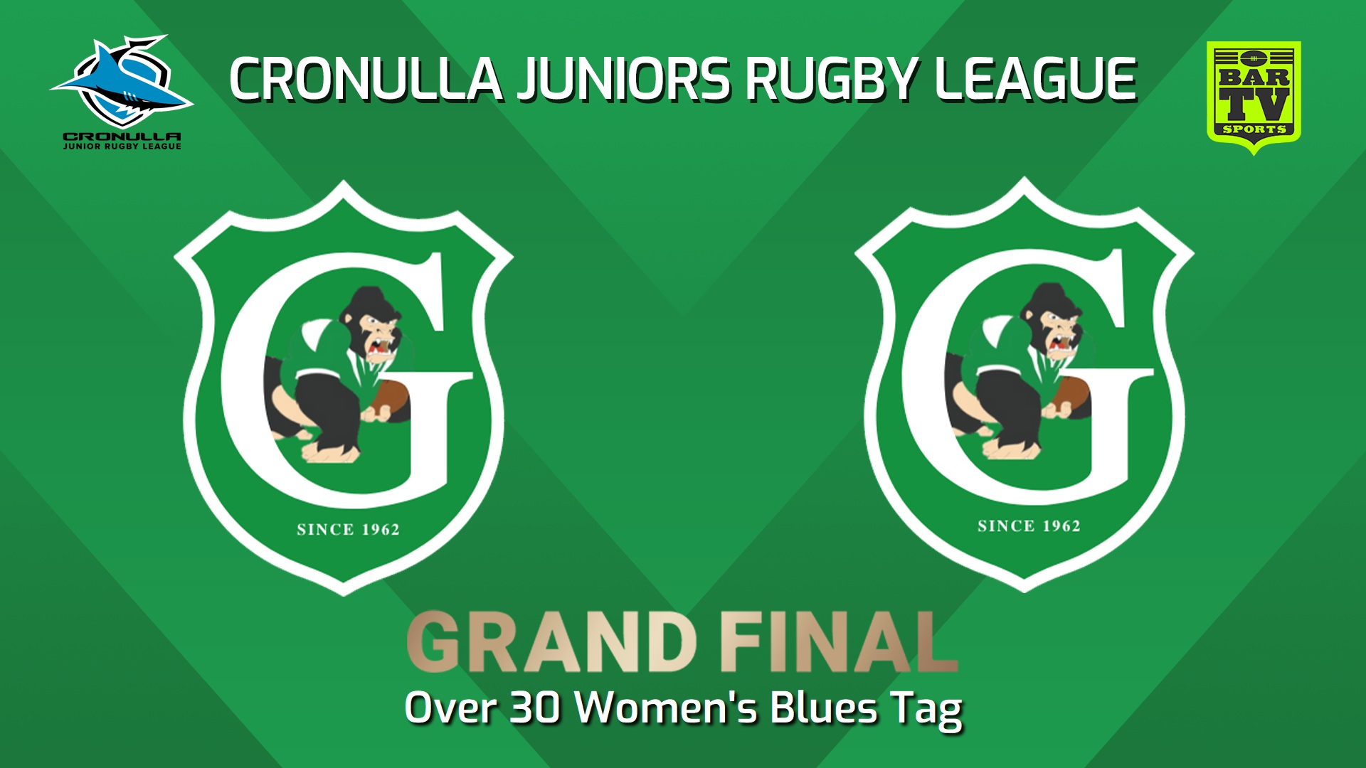 240831-video-Cronulla Juniors Grand Final - Over 30 Women's Blues Tag - Gymea Gorillas v Gymea Gorillas Slate Image