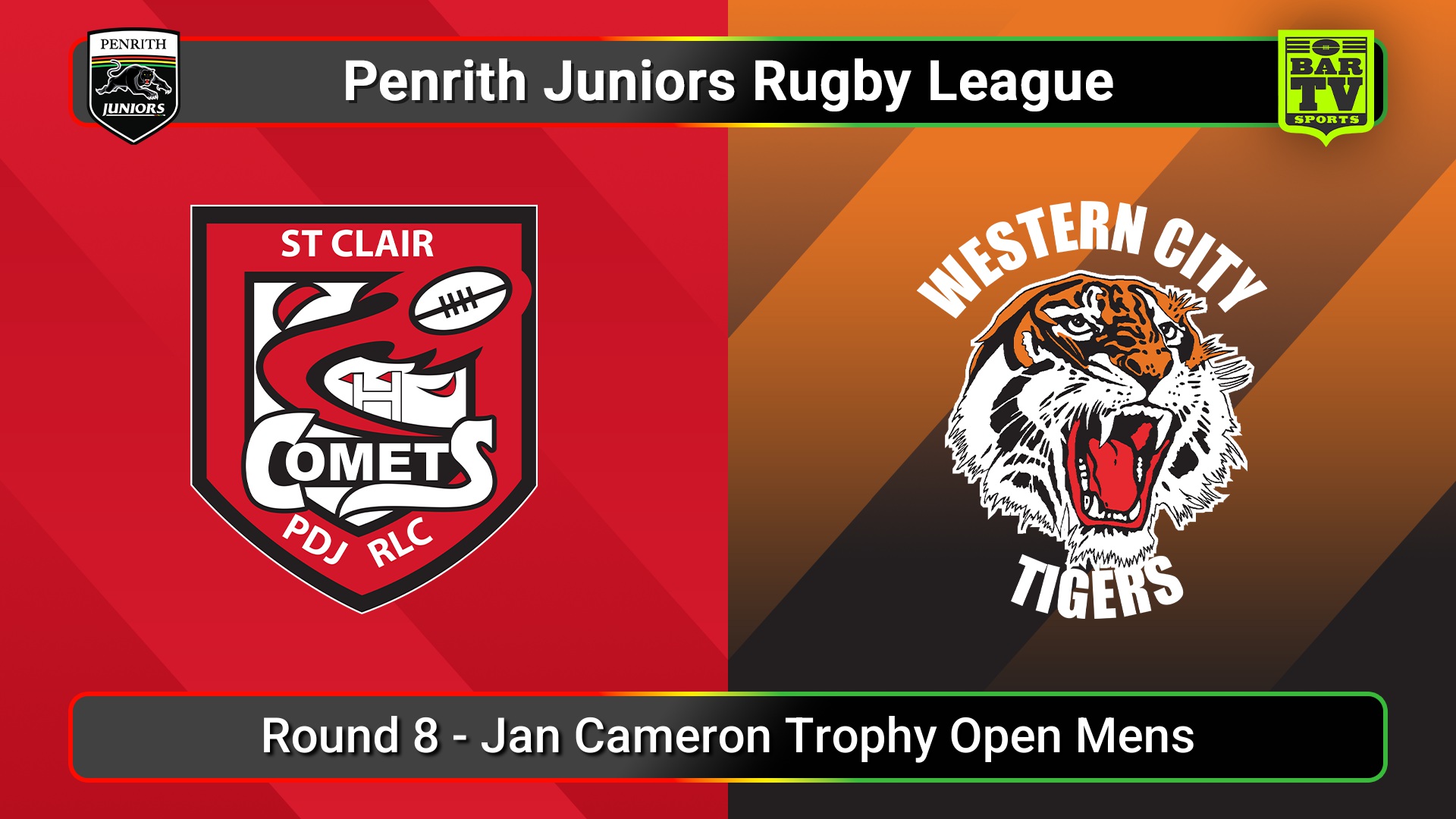 250601-video-Penrith & District Junior Rugby League Round 8 - Jan Cameron Trophy Open Mens - St Clair v Western City Tigers Slate Image