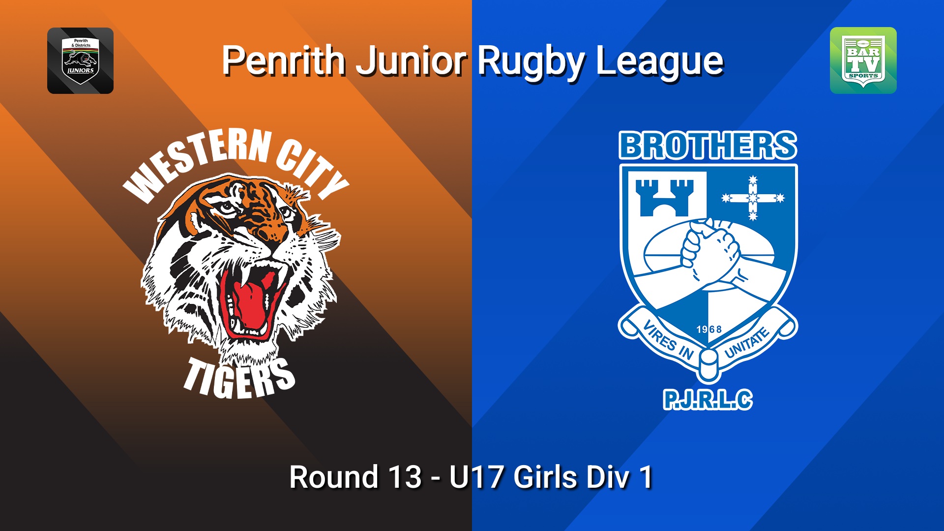 260725-video-Penrith & District Junior Rugby League Round 13 - U17 Girls Div 1 - Western City Tigers v Brothers (1) Slate Image