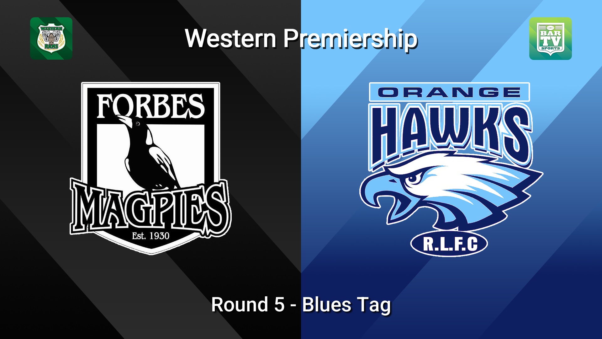 260517-video-Western Premiership Round 5 - Blues Tag - Forbes Magpies v Orange Hawks Slate Image