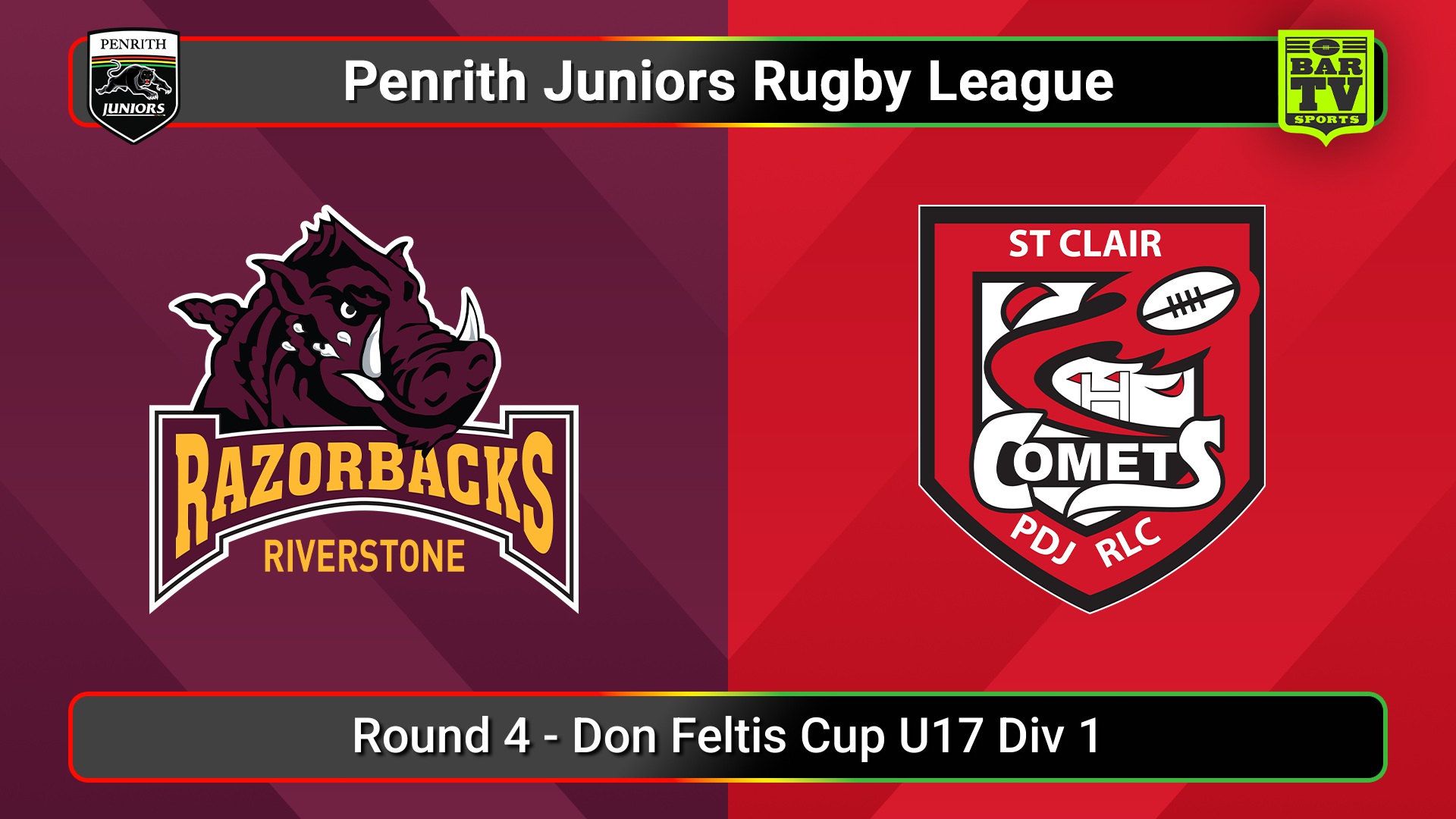 250510-video-Penrith & District Junior Rugby League Round 4 - Don Feltis Cup U17 Div 1 - Riverstone v St Clair Slate Image