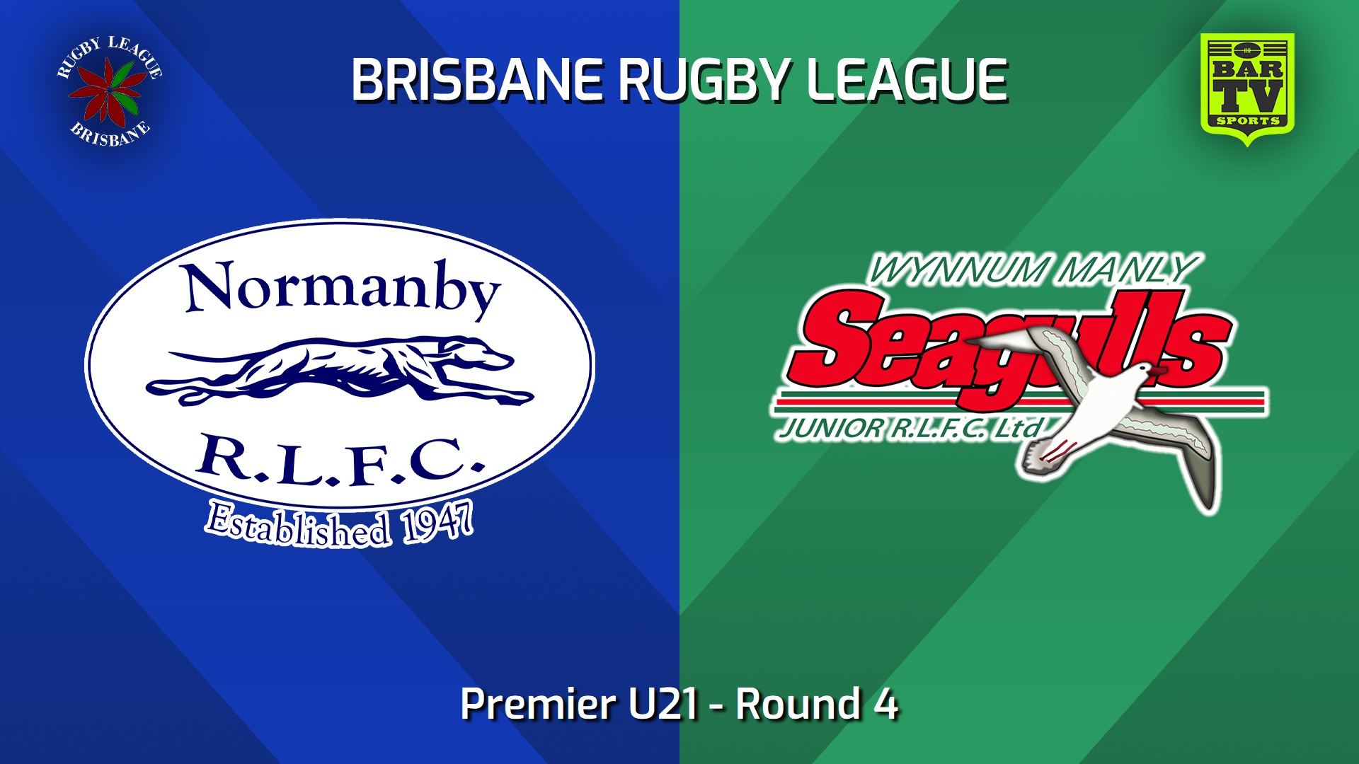 240427-video-BRL Round 4 - Premier U21 - Normanby Hounds v Wynnum Manly Seagulls Juniors Slate Image