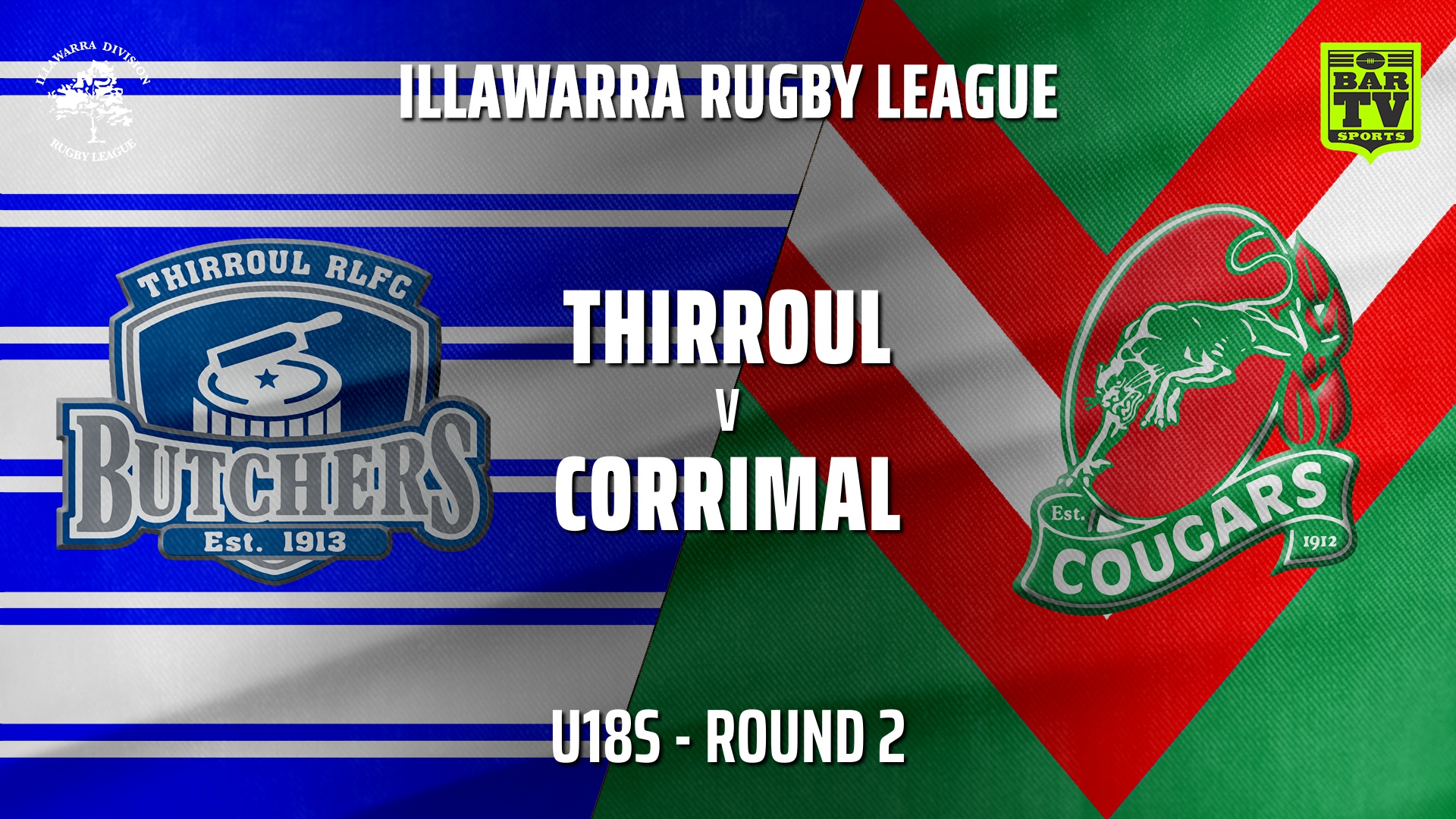 IRL Round 2 - U18s - Thirroul Butchers v Corrimal Cougars Slate Image