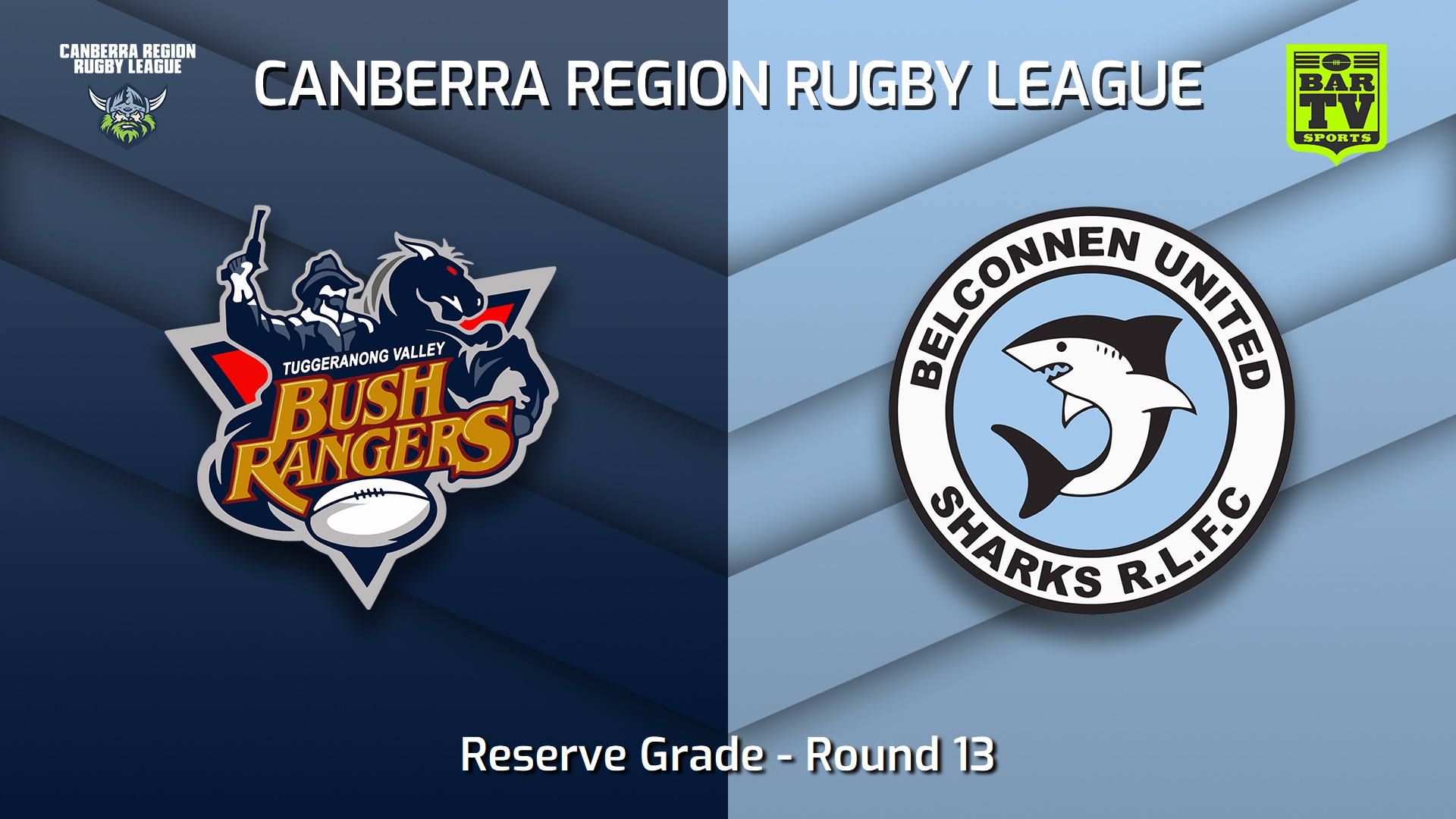 230715-Canberra Round 13 - Reserve Grade - Tuggeranong Bushrangers v Belconnen United Sharks Slate Image