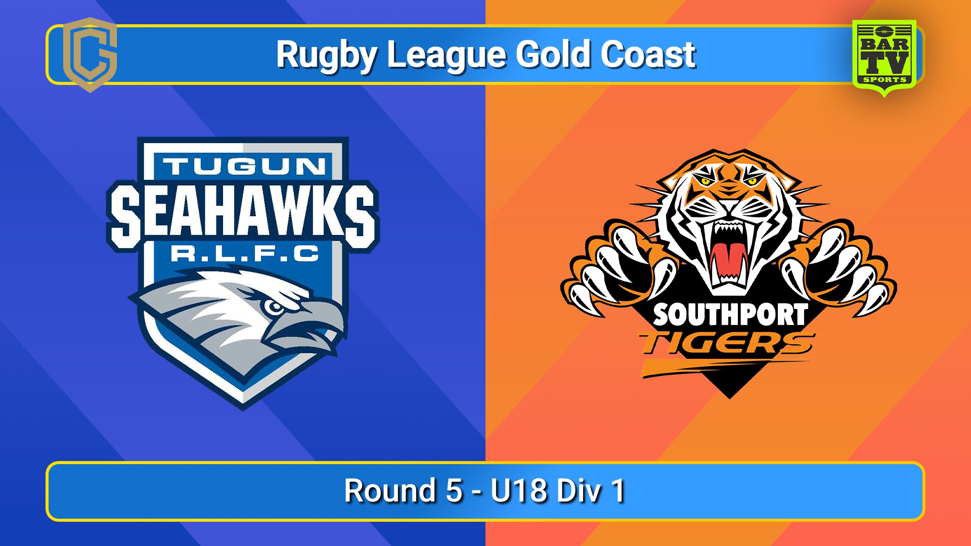 250518-video-Gold Coast Round 5 - U18 Div 1 - Tugun Seahawks v Southport Tigers Slate Image