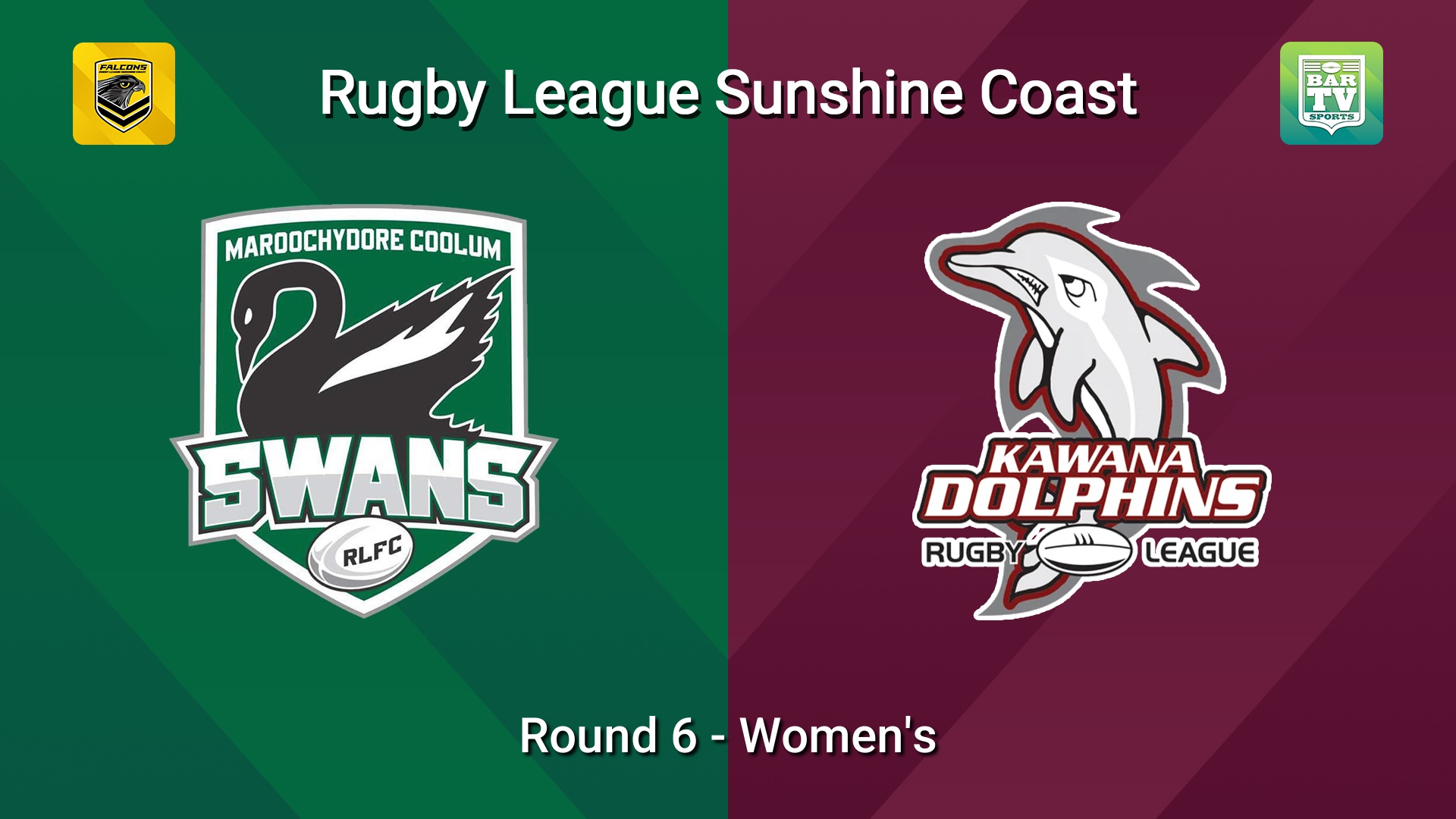 260613-video-Sunshine Coast RL Round 6 - Women's - Maroochydore Swans v Kawana Dolphins Slate Image