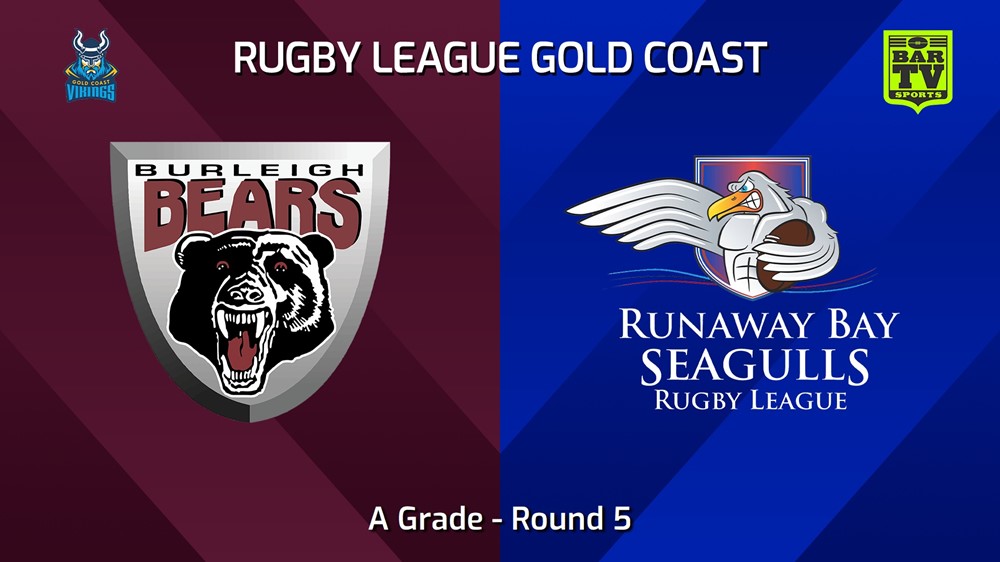 240526-video-Gold Coast Round 5 - A Grade - Burleigh Bears v Runaway Bay Seagulls Slate Image