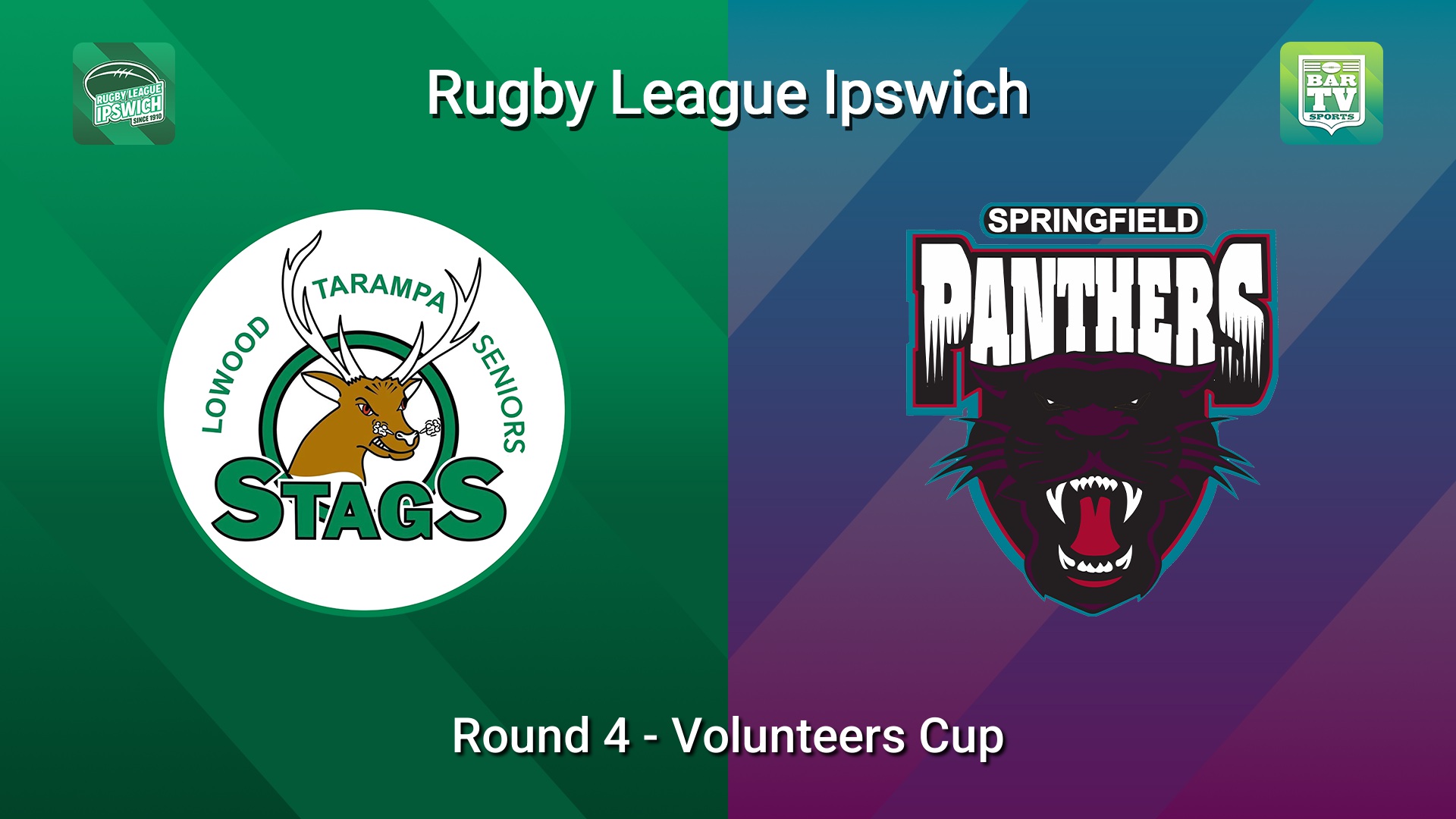 260419-video-Rugby League Ipswich Round 4 - Volunteers Cup - Lowood Stags v Springfield Panthers Slate Image