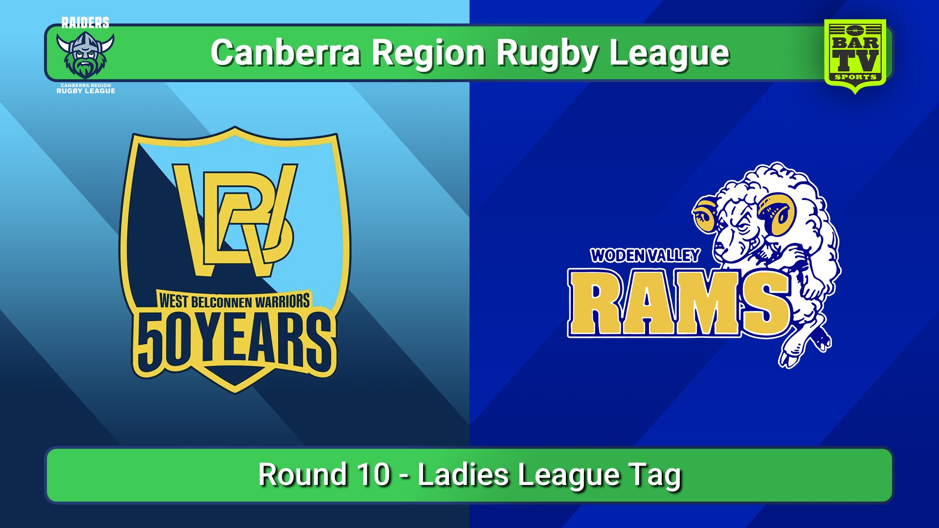 250621-video-Canberra Round 10 - Ladies League Tag - West Belconnen Warriors v Woden Valley Rams Slate Image