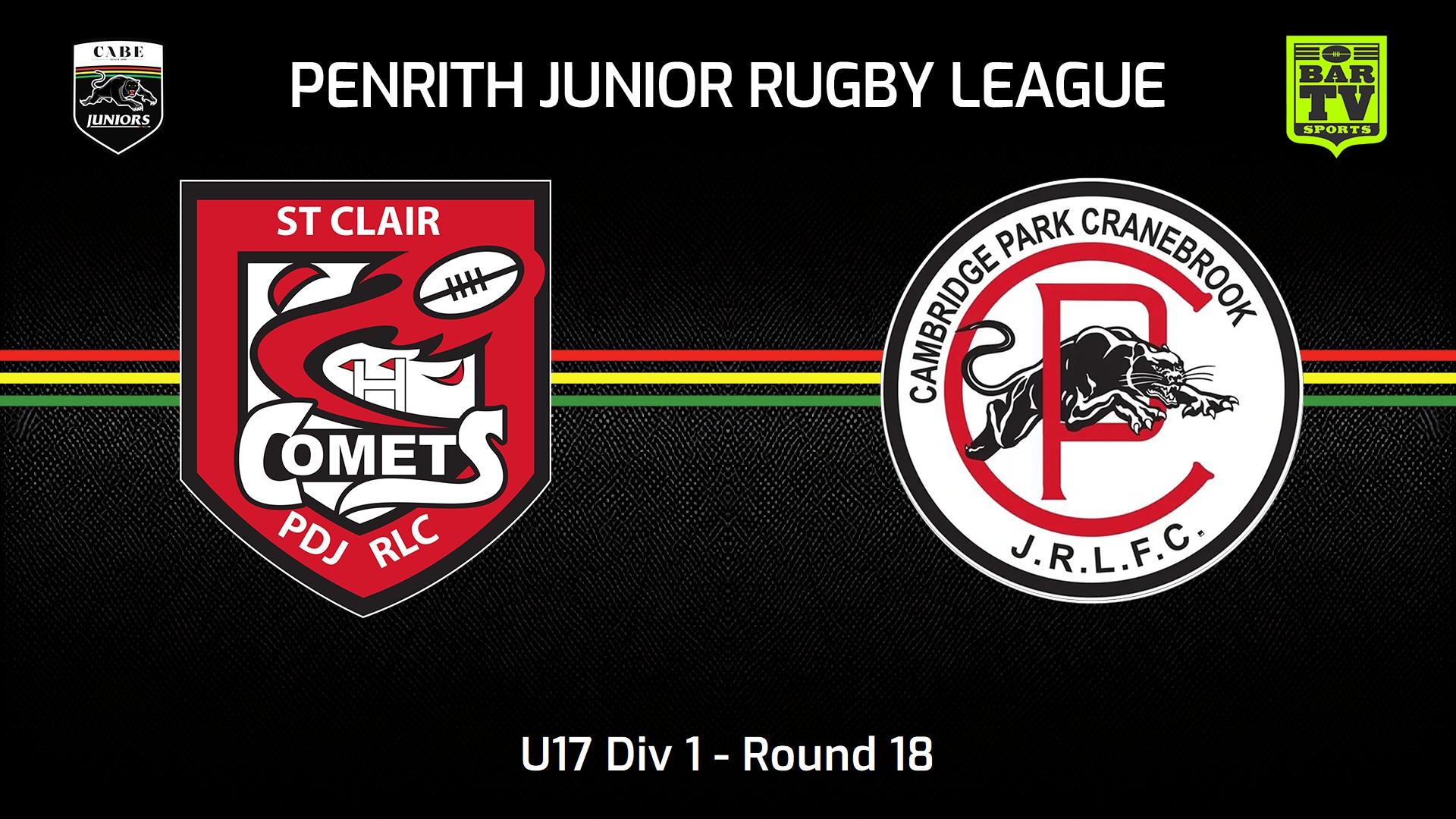 240420-video-Penrith & District Junior Rugby League Round 18 - U17 Div 1 - St Clair v Cambridge Park Slate Image