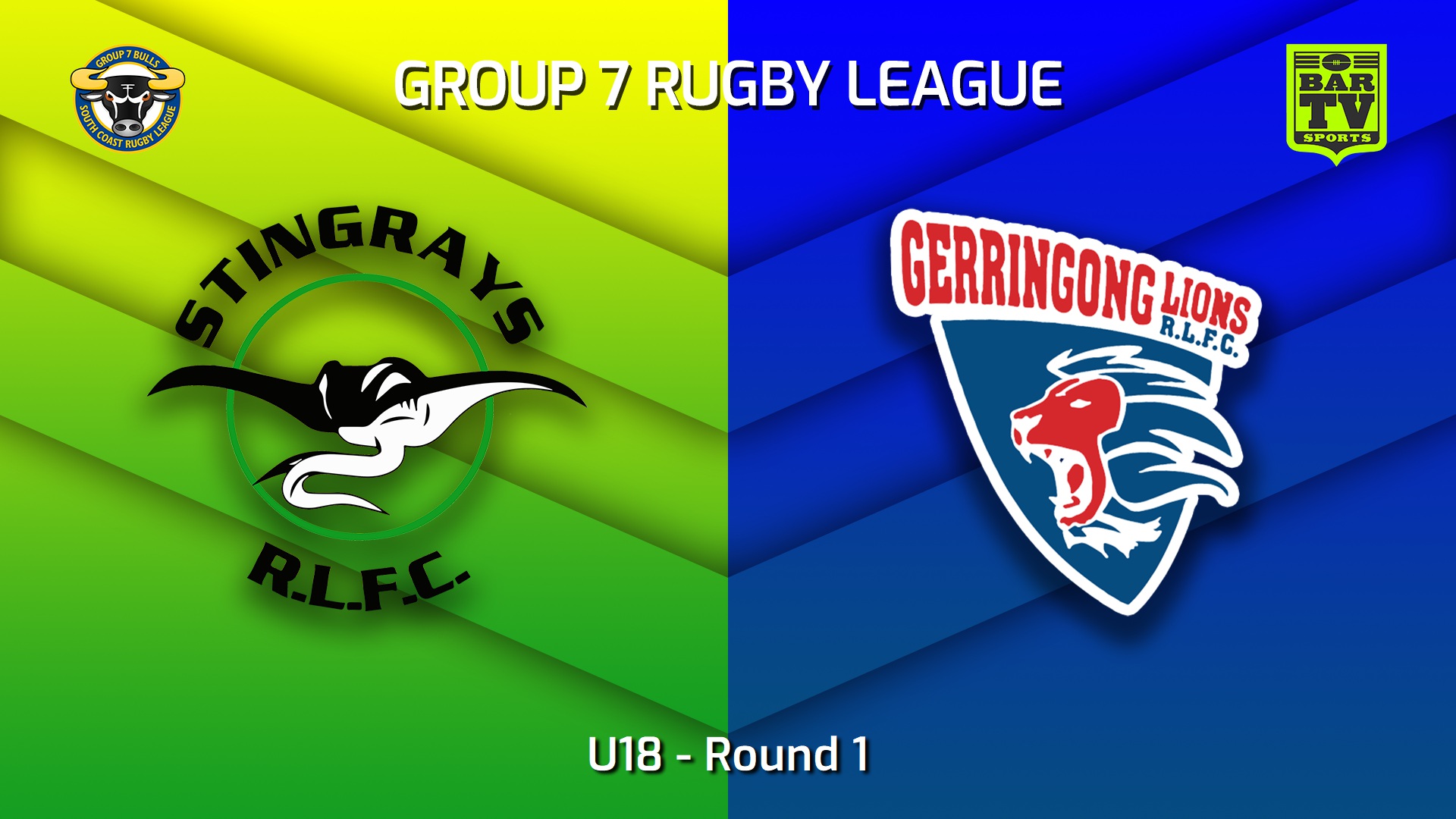220730-South Coast Round 1 - U18 - Stingrays of Shellharbour v Gerringong Lions Blue Slate Image
