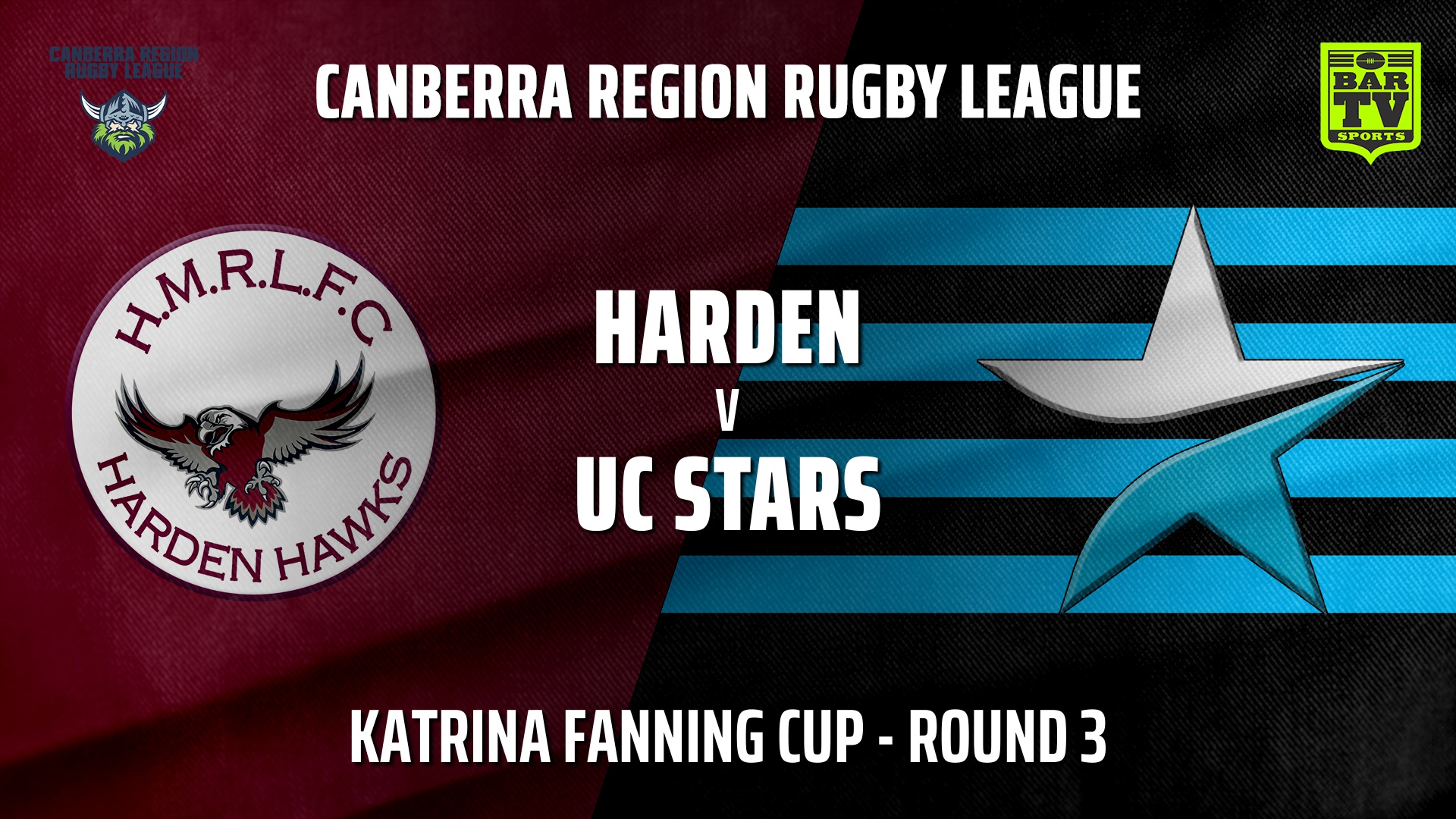 210515-CRRL Round 3 - Katrina Fanning Shield - Harden Hawks v UC Stars Slate Image