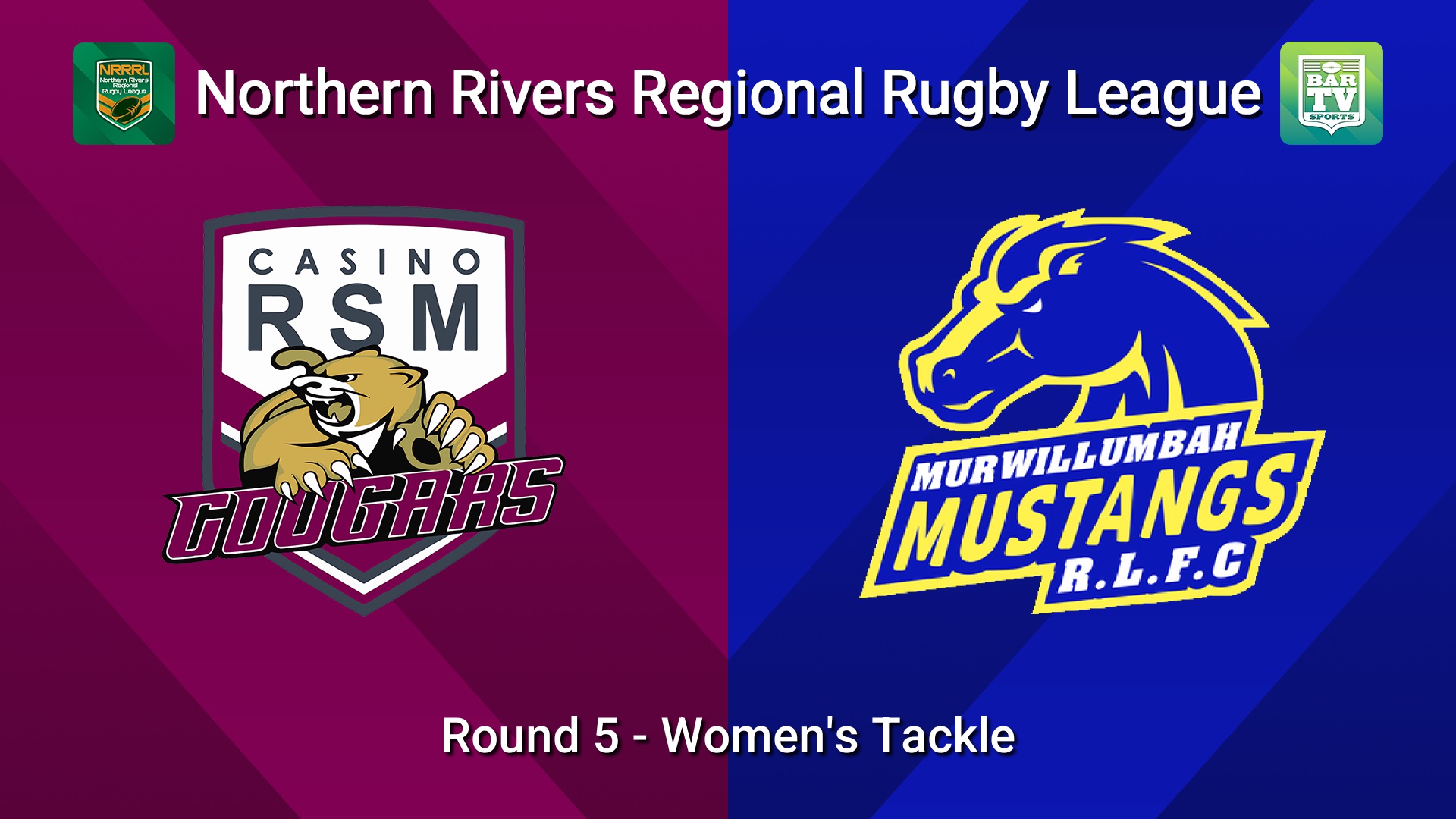 260517-video-Northern Rivers Round 5 - Women's Tackle - Casino RSM Cougars v Murwillumbah Mustangs Minigame Slate Image