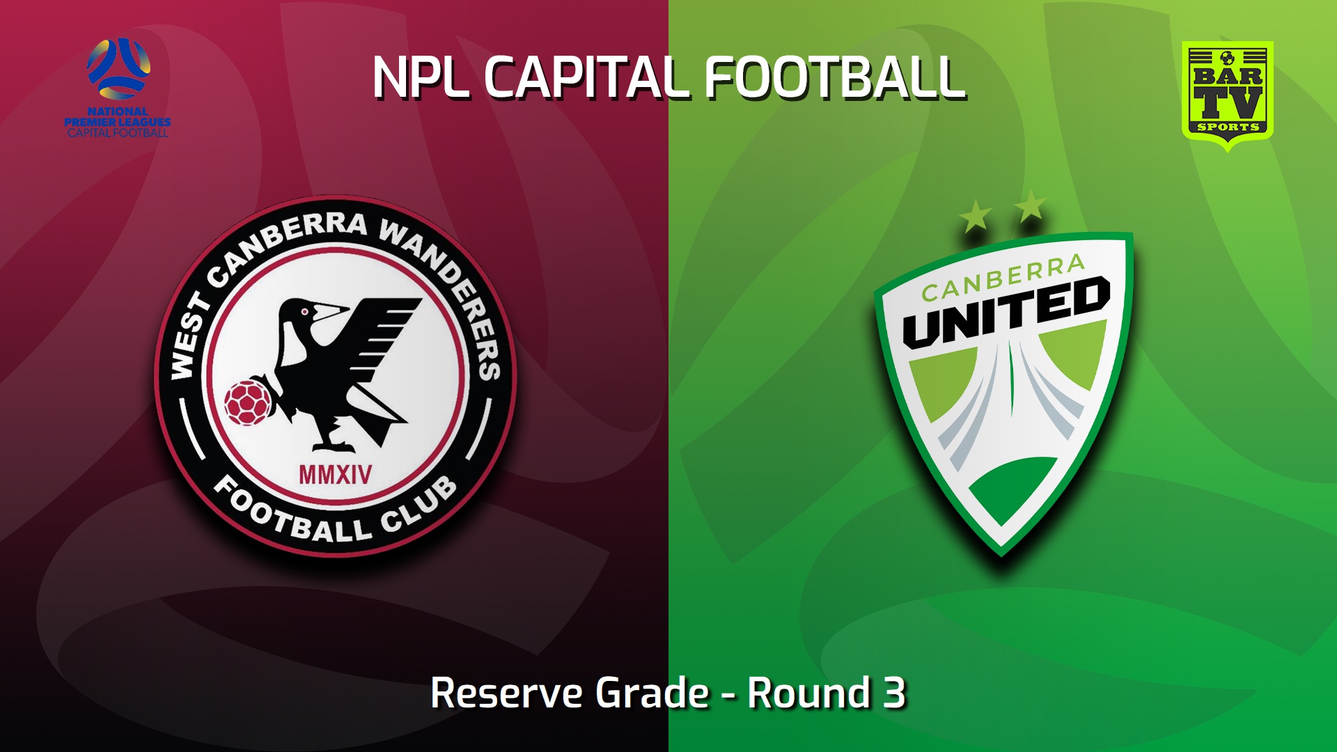 230423-NPL Women - Reserve Grade - Capital Football Round 3 - West Canberra Wanderers FC (women) v Canberra United Academy Slate Image