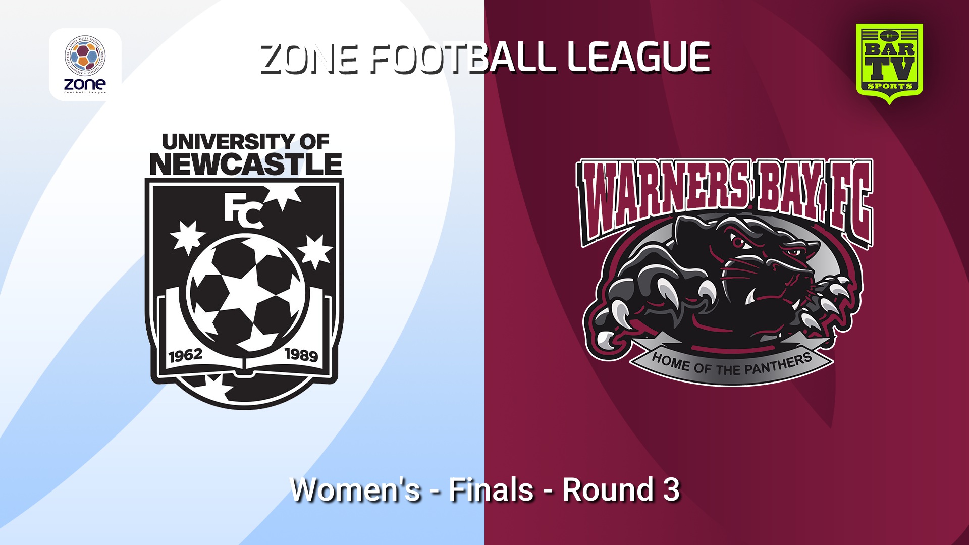 260913-video-Newcastle Zone Football League Finals - Round 3 - Women's - University of Newcastle  v Warners Bay Slate Image