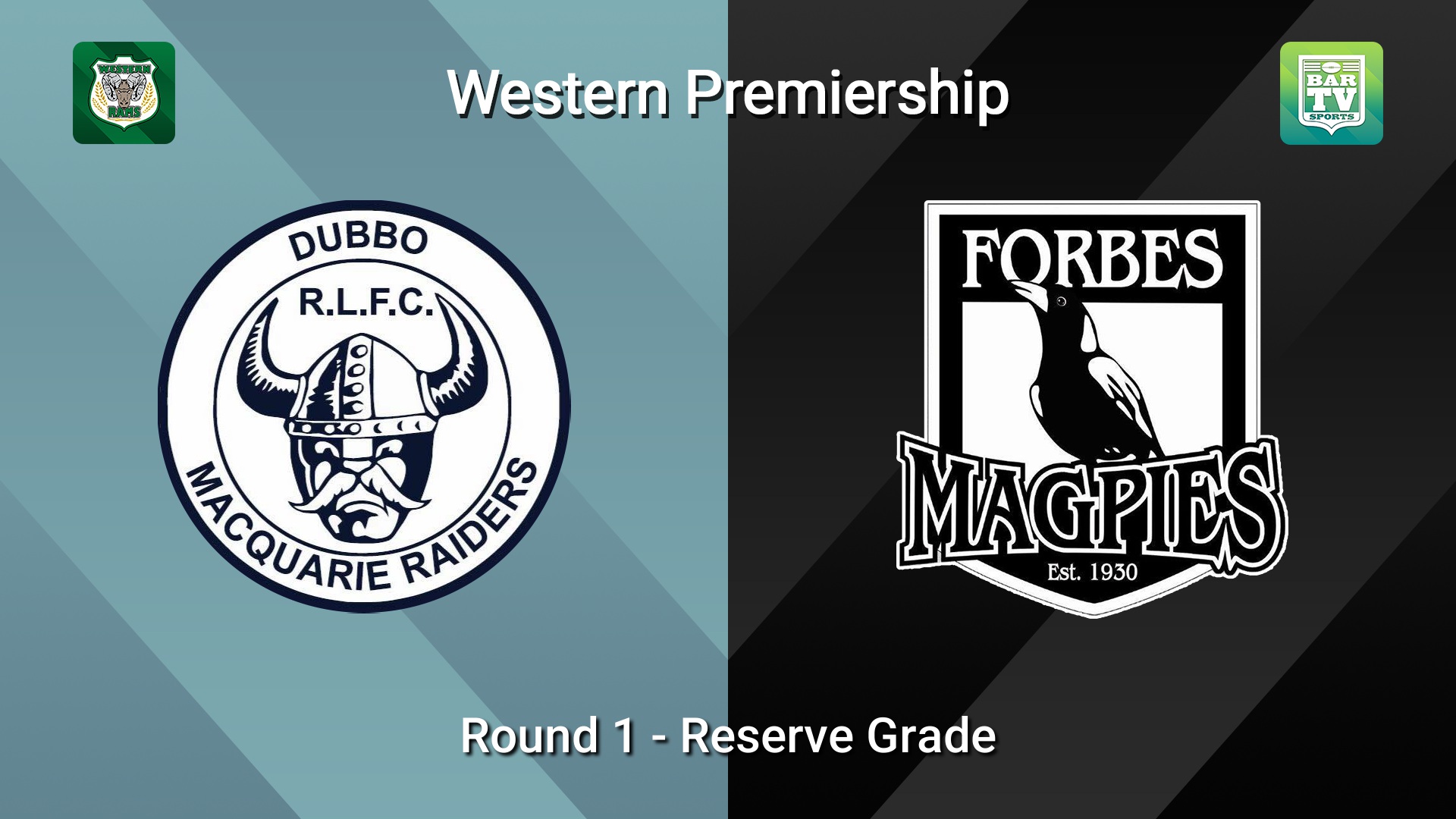 260419-video-Western Premiership Round 1 - Reserve Grade - Dubbo Macquarie Raiders v Forbes Magpies Slate Image