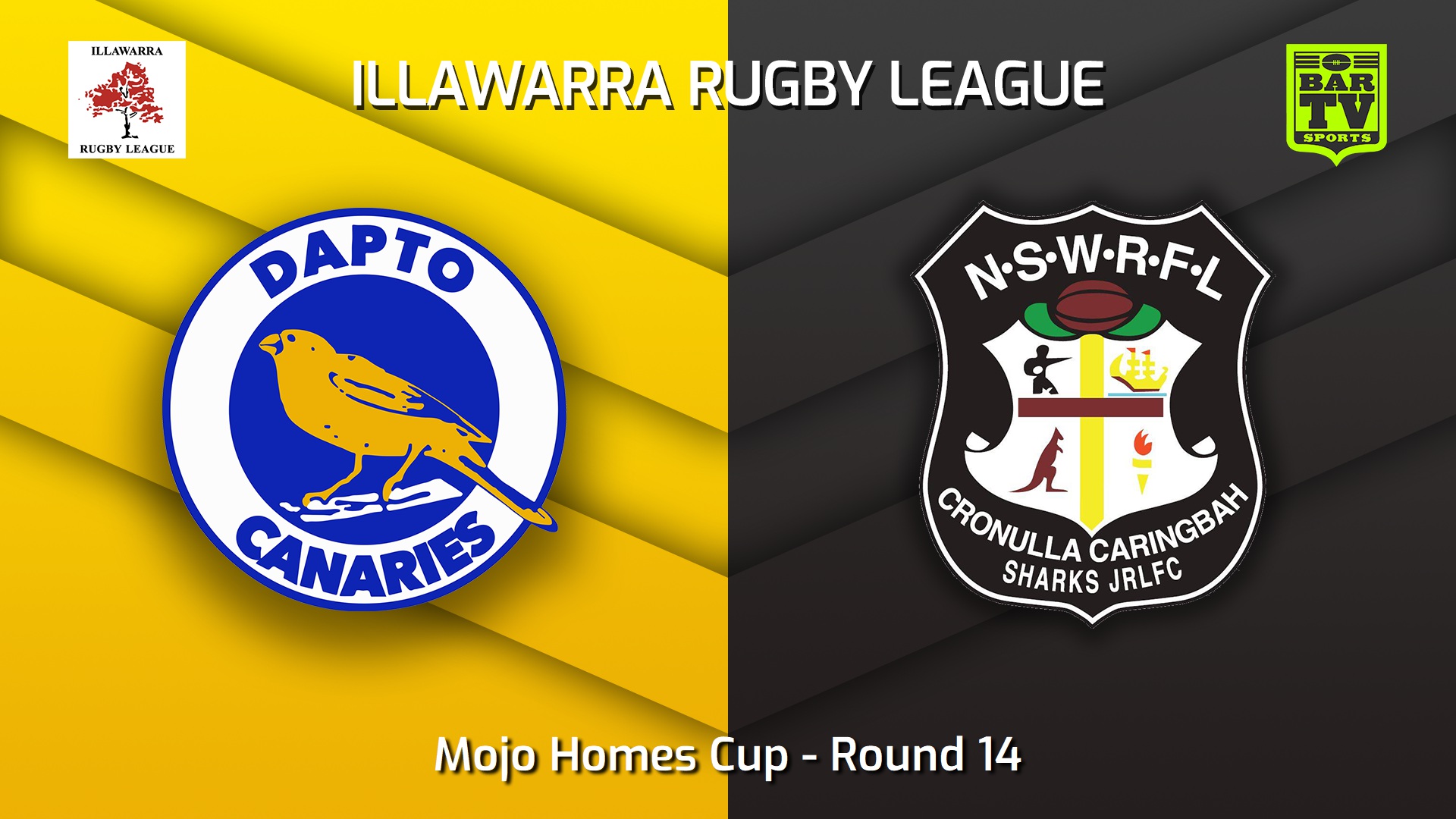 220813-Illawarra Round 14 - Mojo Homes Cup - Dapto Canaries v Cronulla Caringbah Slate Image