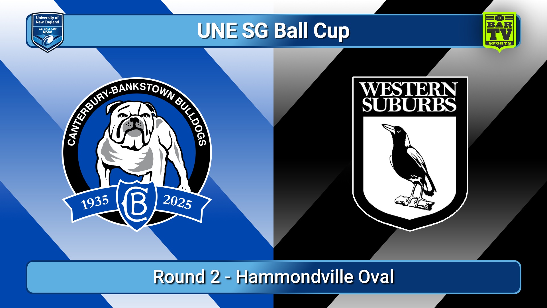 250208-video-UNE SG Ball Cup Round 2 - Canterbury-Bankstown Bulldogs v Western Suburbs Magpies Slate Image