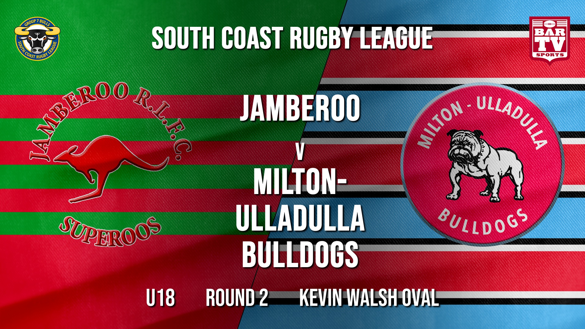 Group 7 RL Round 2 - U18 - Jamberoo v Milton-Ulladulla Bulldogs Slate Image