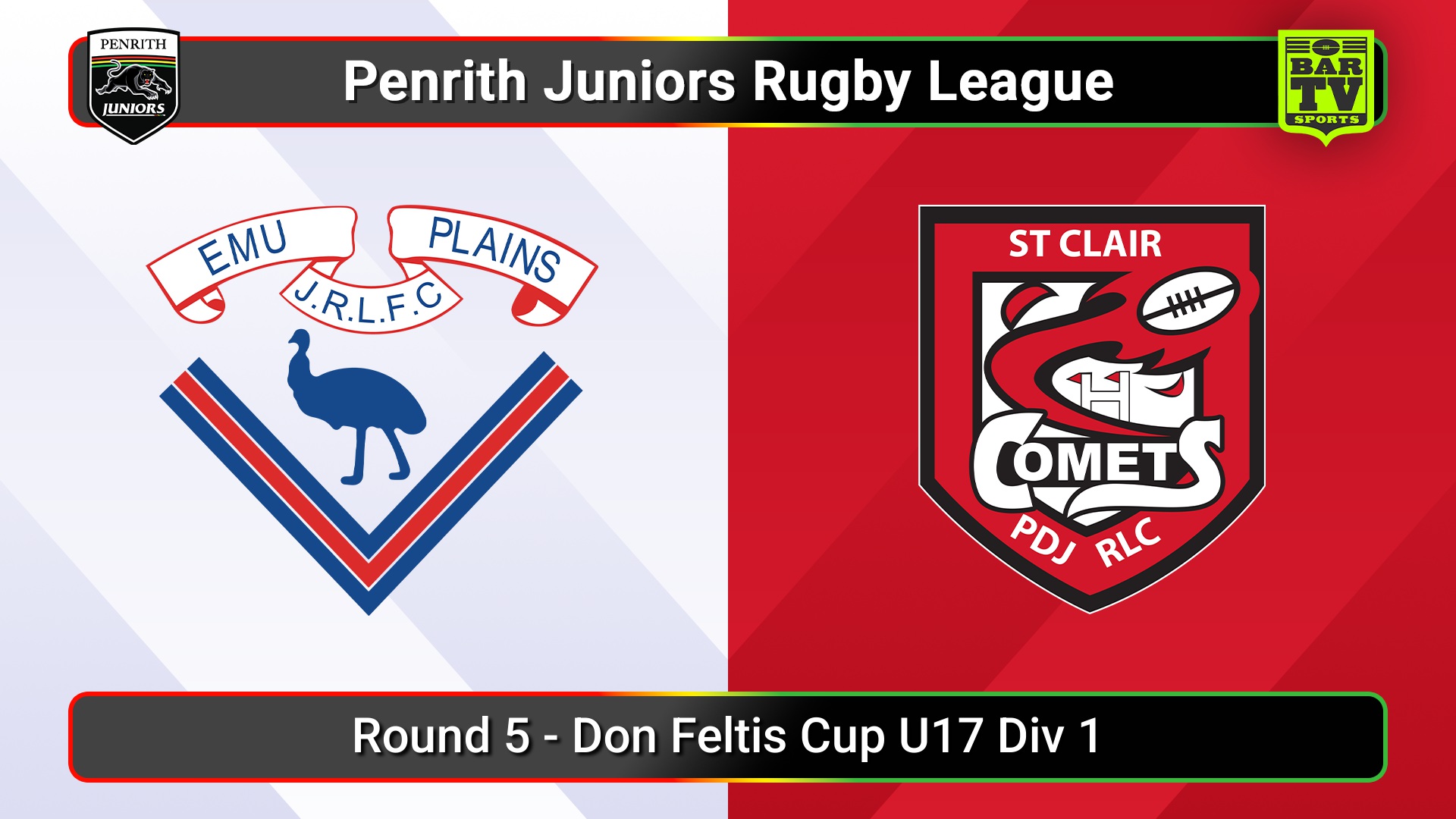 250517-video-Penrith & District Junior Rugby League Round 5 - Don Feltis Cup U17 Div 1 - Emu Plains v St Clair Slate Image