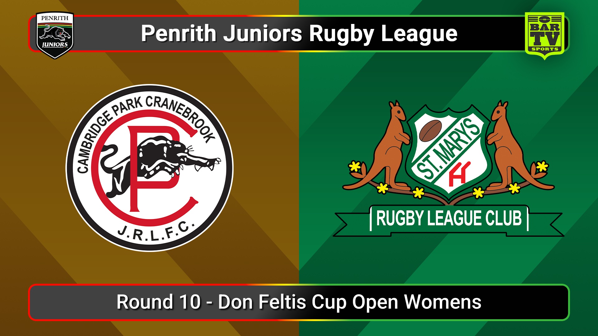 250622-video-Penrith & District Junior Rugby League Round 10  - Don Feltis Cup Open Womens - Cambridge Park v St Marys Slate Image