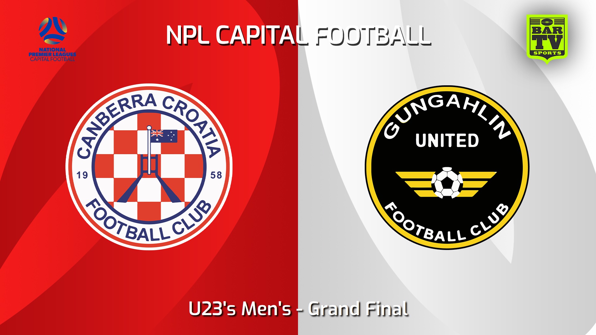 240921-video-Capital NPL U23 Grand Final - Canberra Croatia FC U23 v Gungahlin United U23 Slate Image