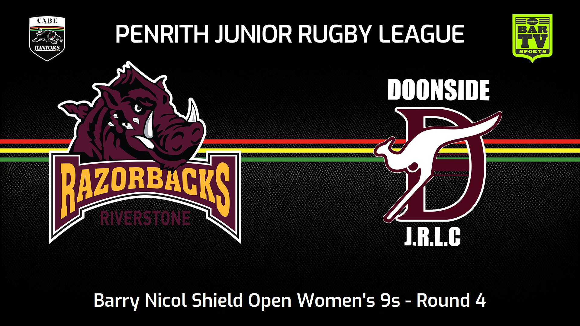240728-video-Penrith & District Junior Rugby League Round 4 - Barry Nicol Shield Open Women's 9s - Riverstone Razorbacks v Doonside Slate Image