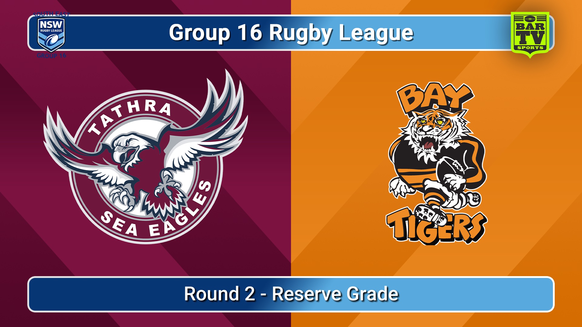 260503-video-Group 16 Rugby League  Round 2 - Reserve Grade - Tathra Sea Eagles v Bateman's Bay Tigers Slate Image