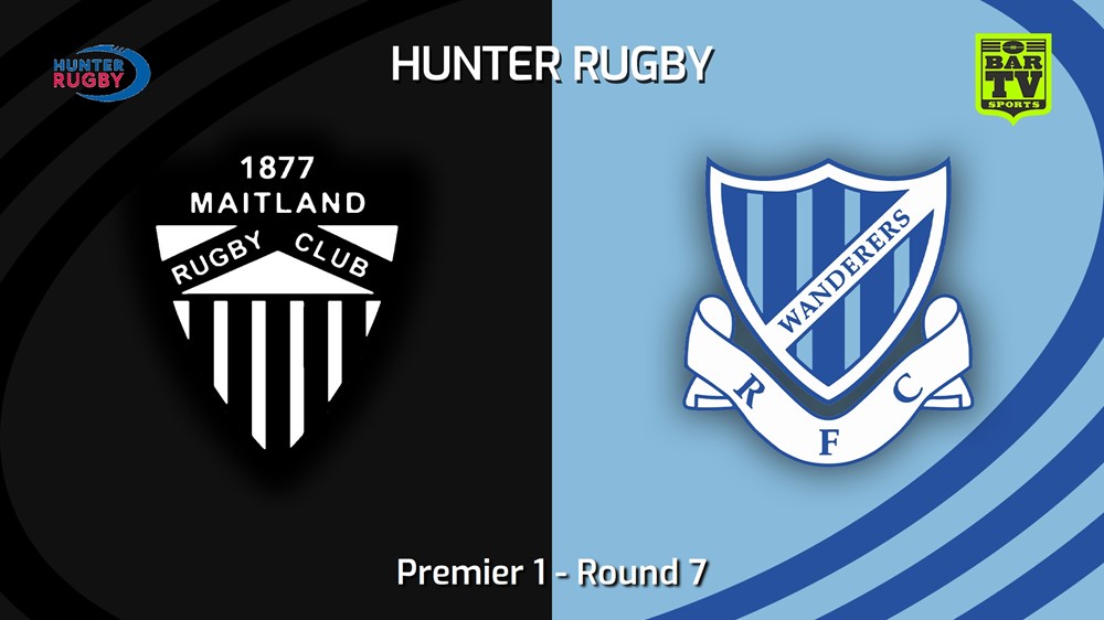 240525-video-Hunter Rugby Round 7 - Premier 2 - Maitland v Wanderers Slate Image