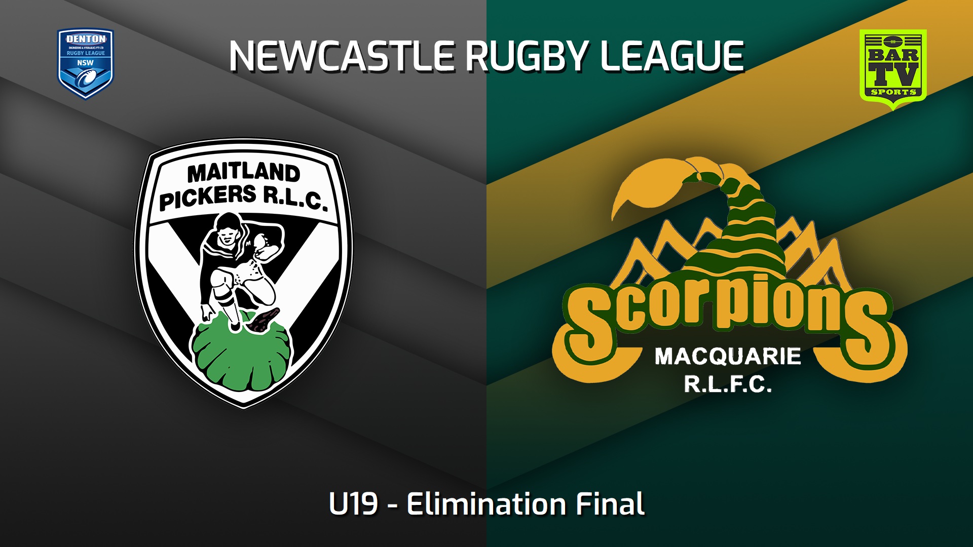 220821-Newcastle Elimination Final - U19 - Maitland Pickers v Macquarie Scorpions Slate Image