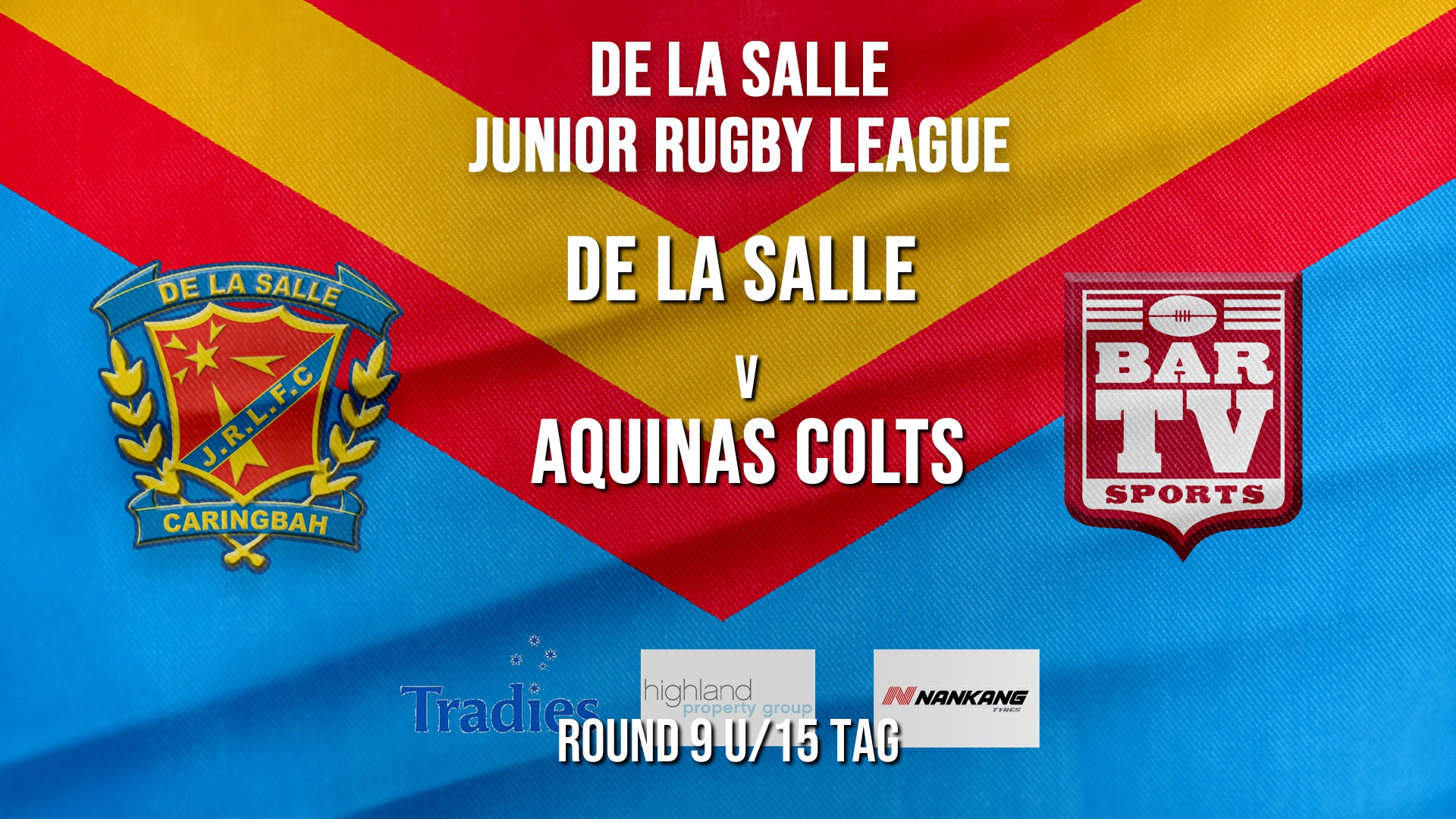 De La Salle Round 9 U/15 TAG - De La Salle v Aquinas Colts Slate Image