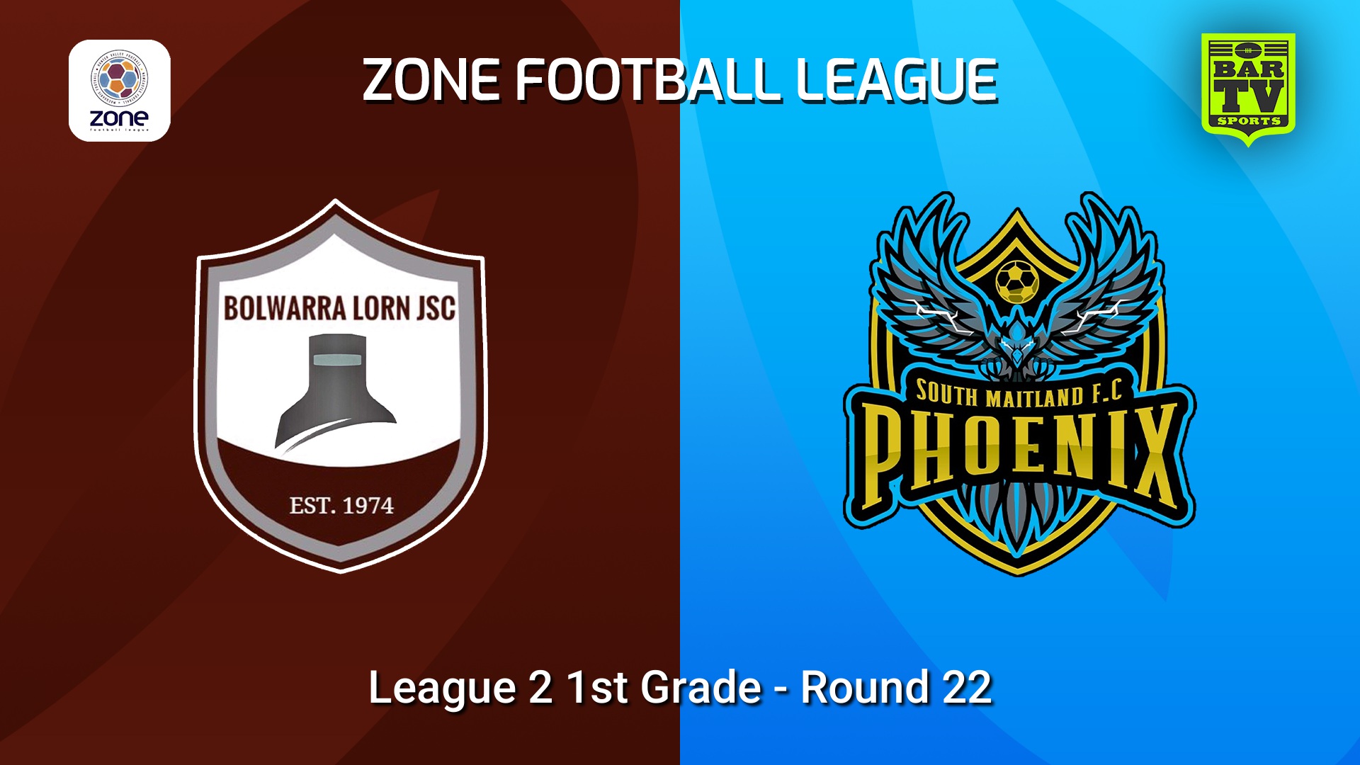 260829-video-Newcastle Zone Football League Round 22 - League 2 1st Grade - Bolwarra Lorn JSC v South Maitland Phoenix Slate Image
